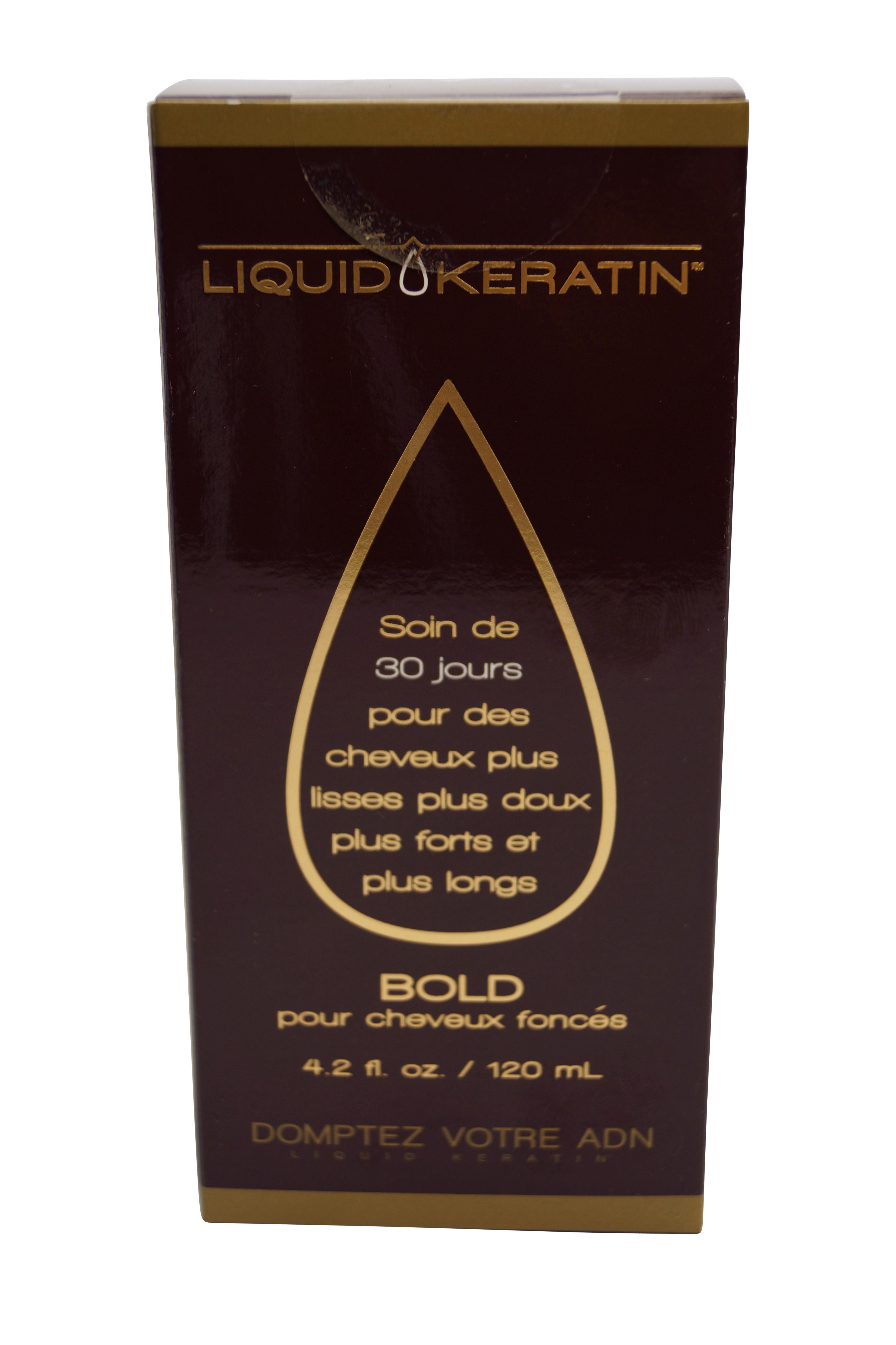 Liquid Keratin 30 Day Straight Smooth Strong Long Treatment Bold Dark Hair