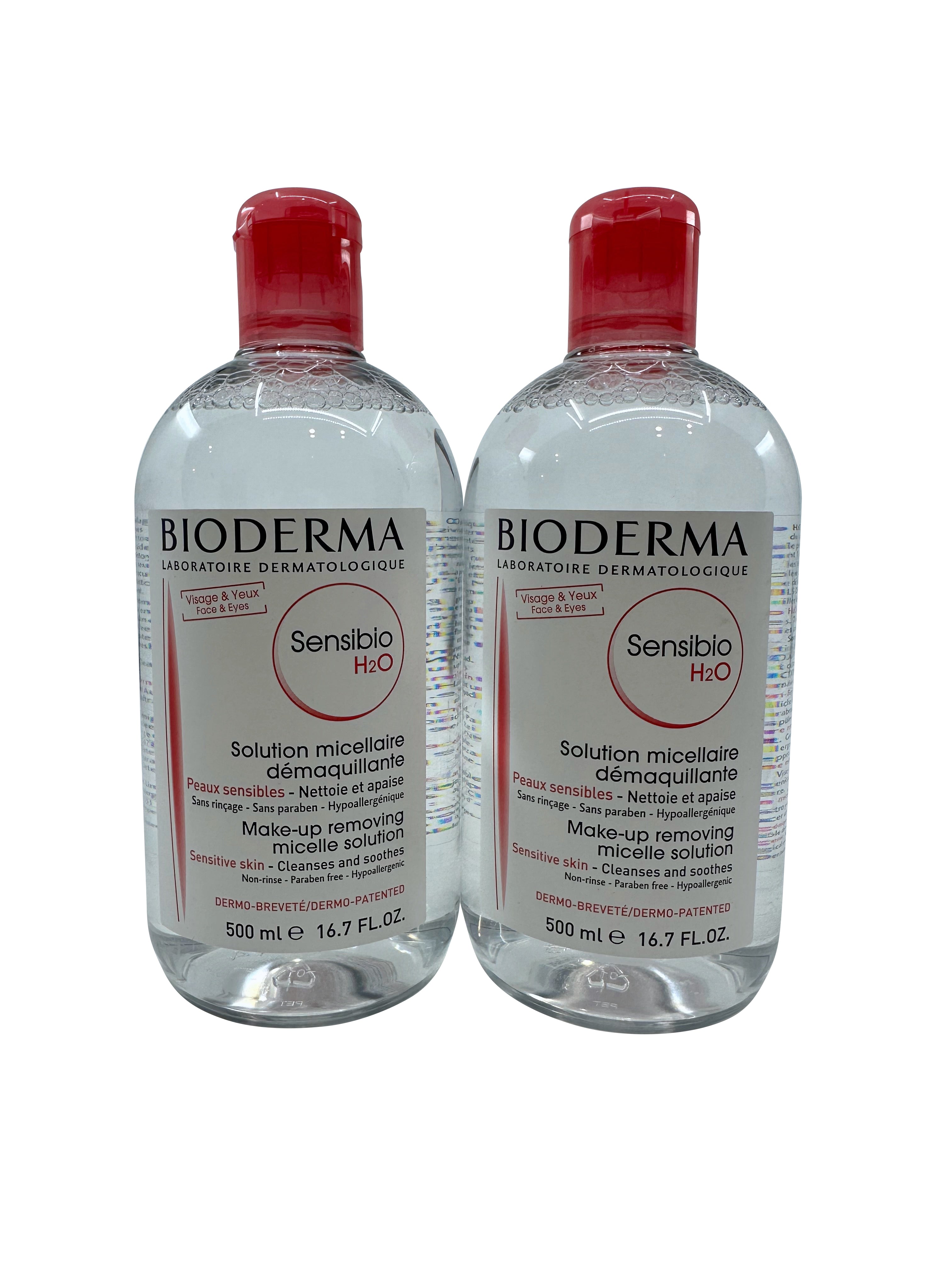 Bioderma Sensibio H2O Micellar Makeup Remover Sensitive Skin 16.7 OZ Set of 2 Beautyvice Bioderma Sensibio H2O Micellar Makeup Remover Sensitive Skin 16.7 OZ Set of 2 Beautyvice