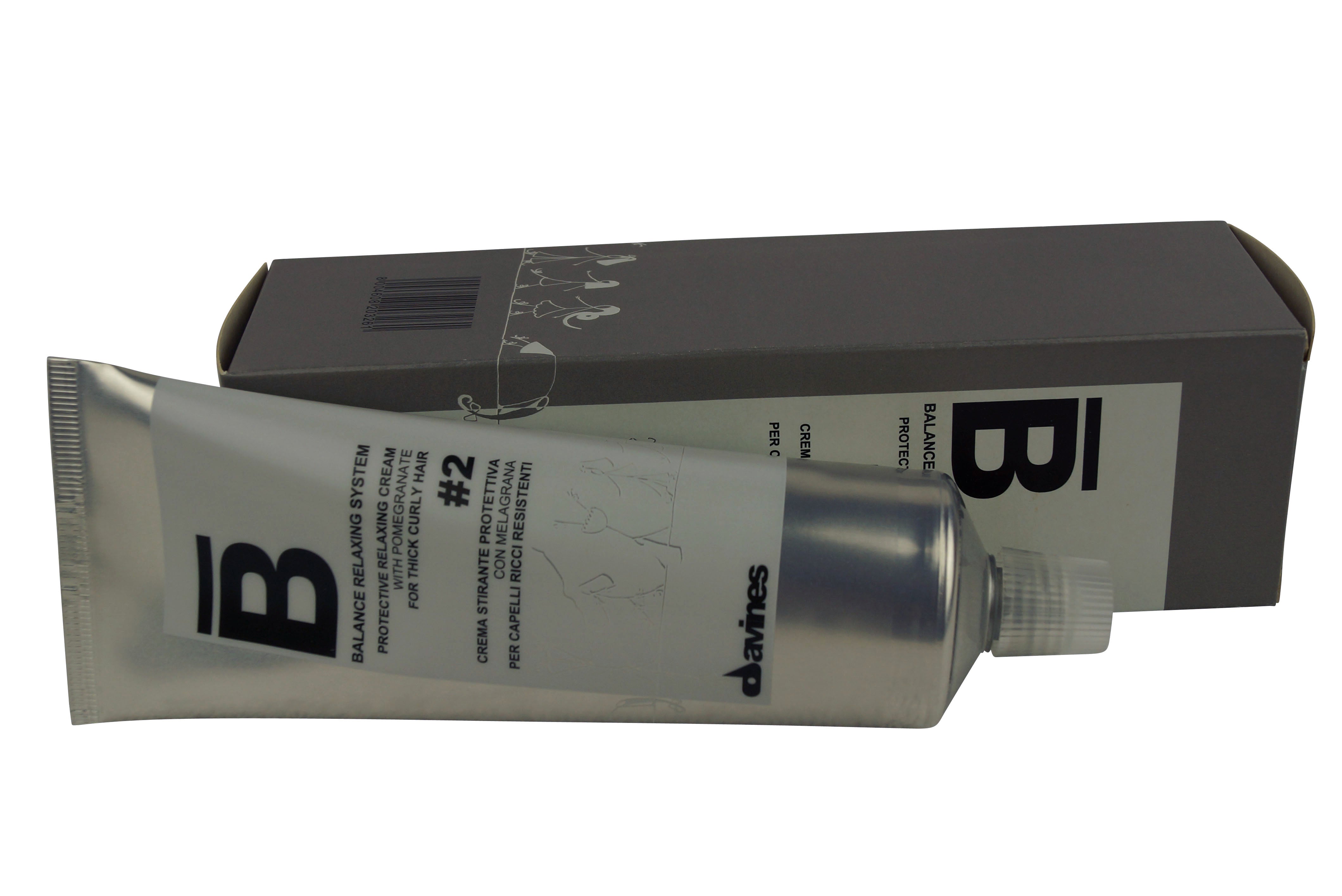 Davines Balance Relaxing System Cream # 2 for Thick Curly Hair 4.23 oz