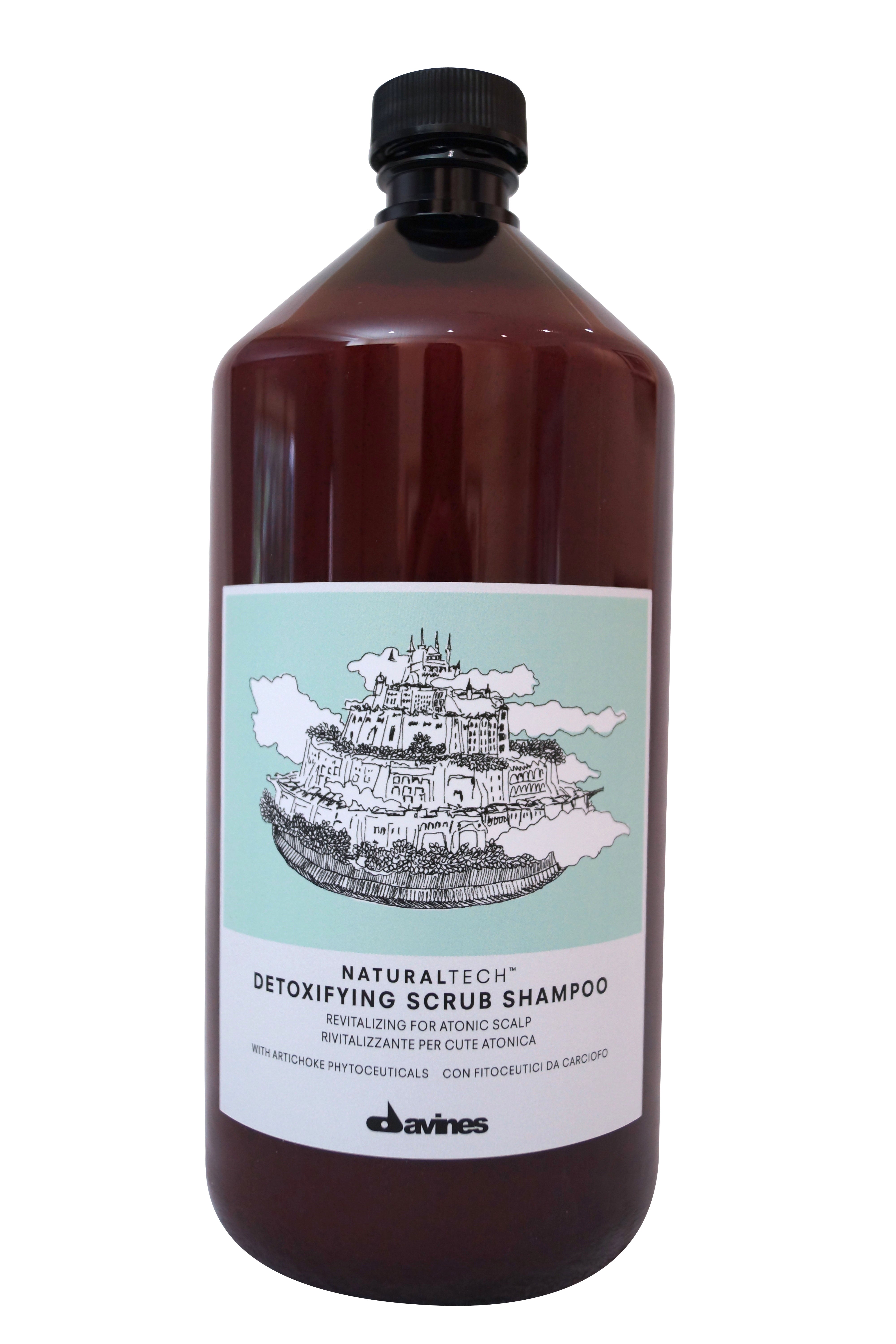 Davines Natural Tech Detoxifying Scrub Shampoo 1000 ml 33.8 oz