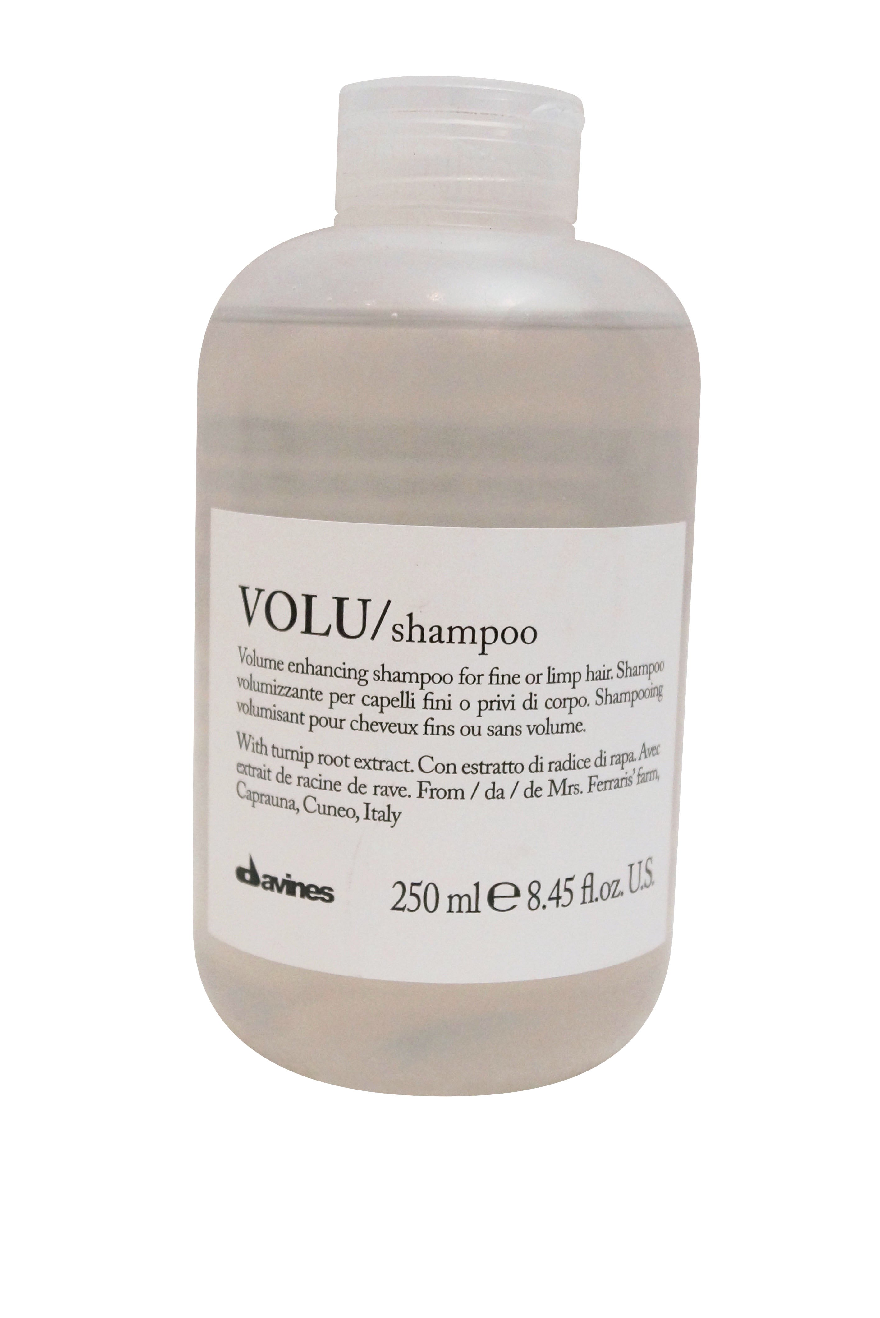 Davines Volu Volume Enhancing Shampoo for Fine or Limp Hair 8.45