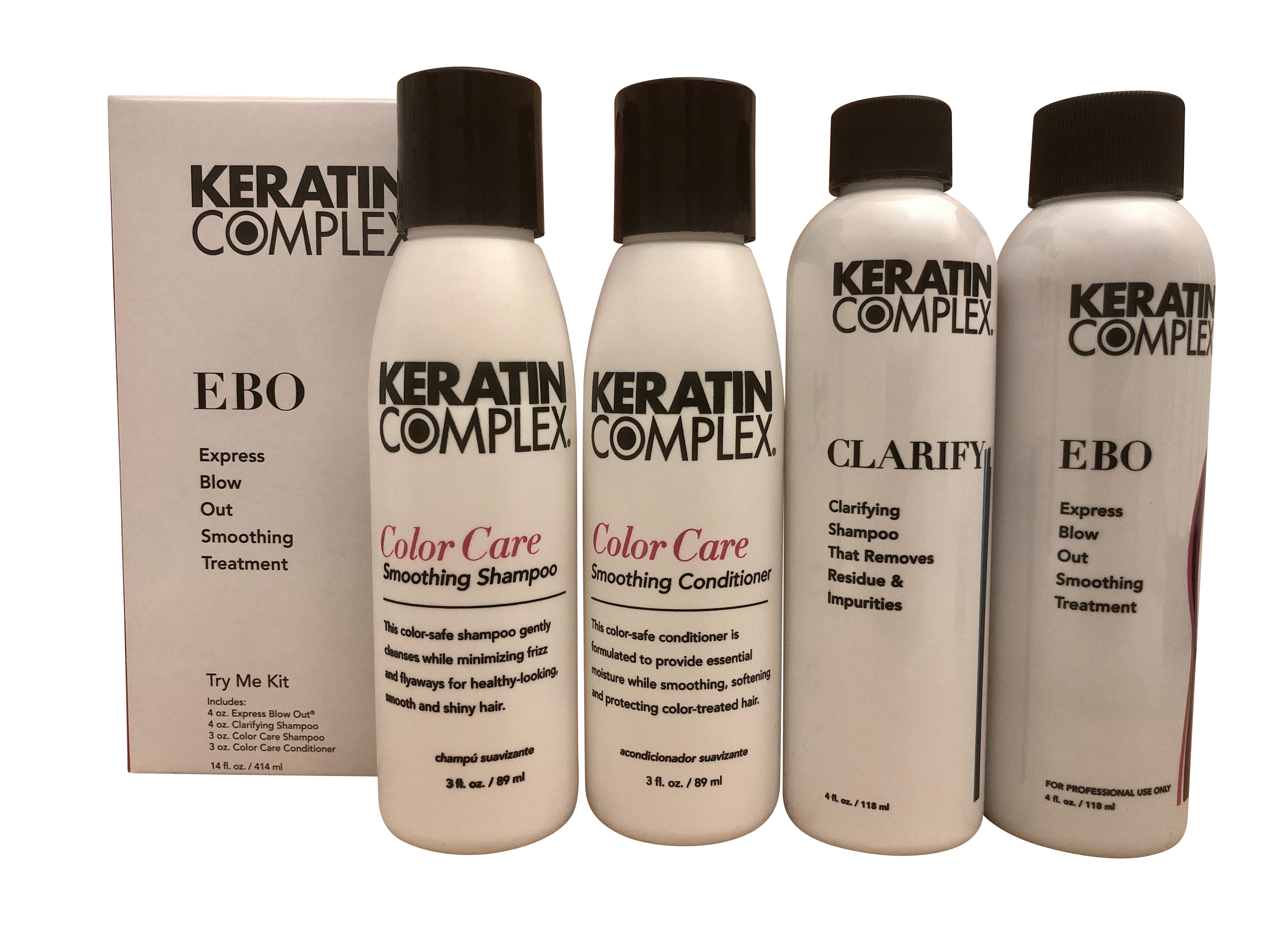 Keratin Complex Express Blow Out Smoothing Treatment Try Me Kit 14