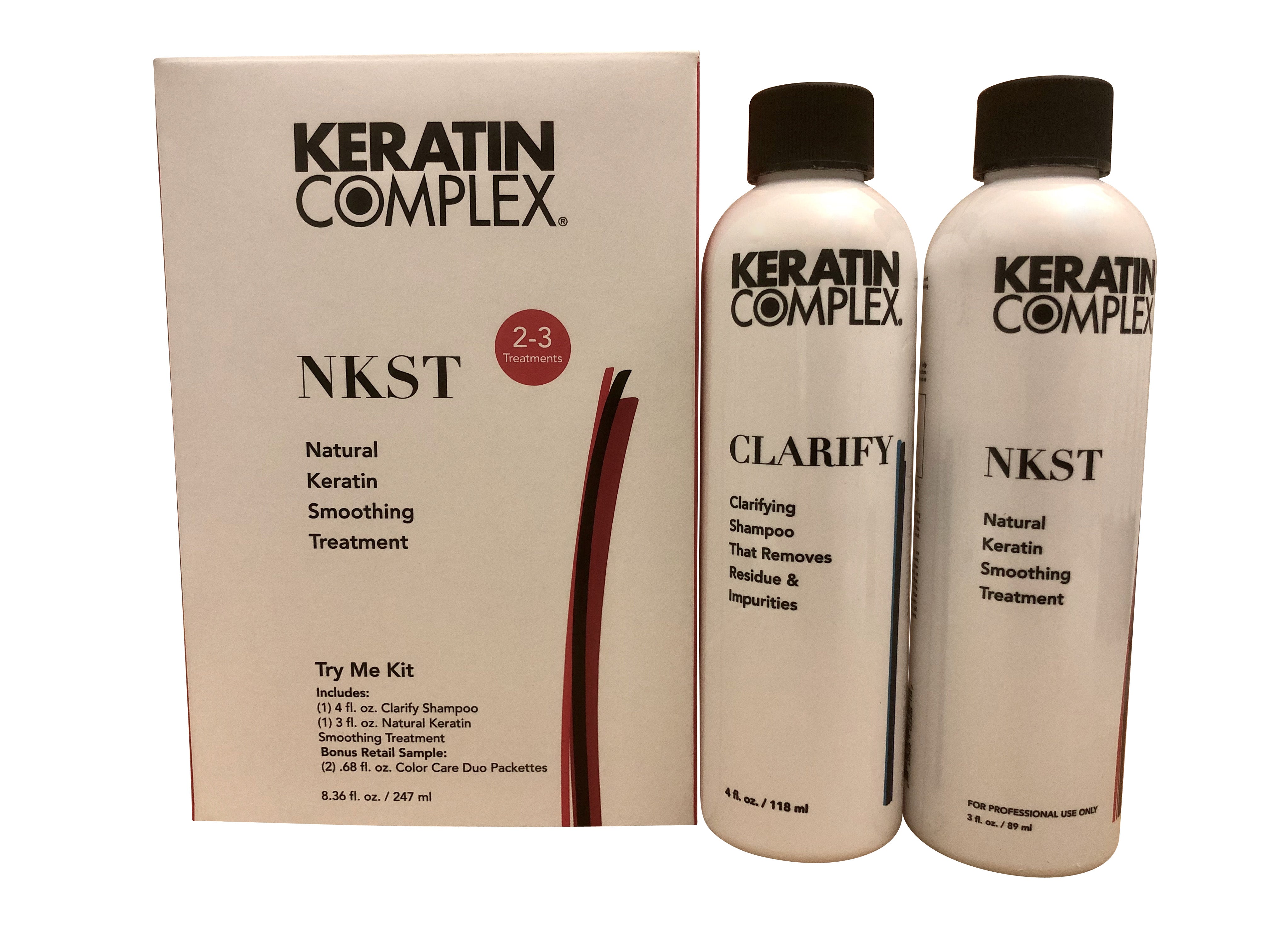 Keratin Complex Natural Keratin Smoothing Treatment Try Me Kit