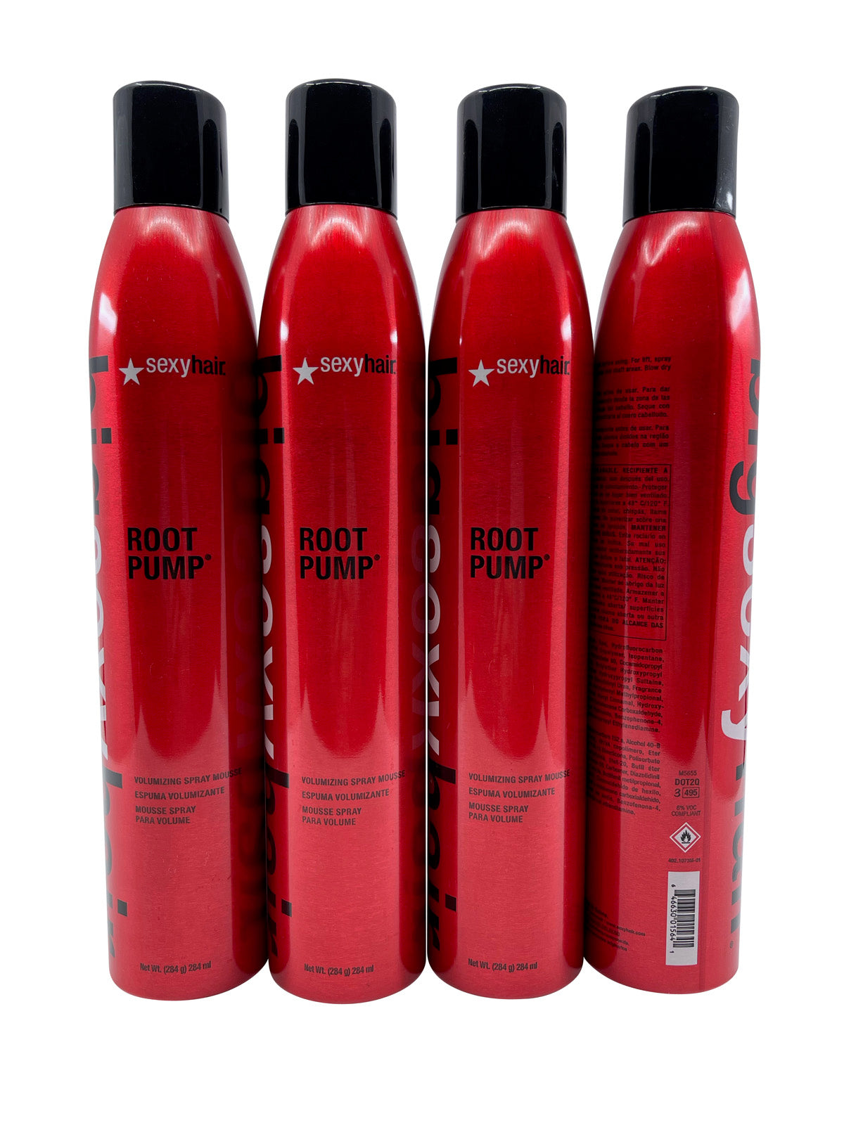 Sexy Hair Root Pump 9.6 OZ Set of 4