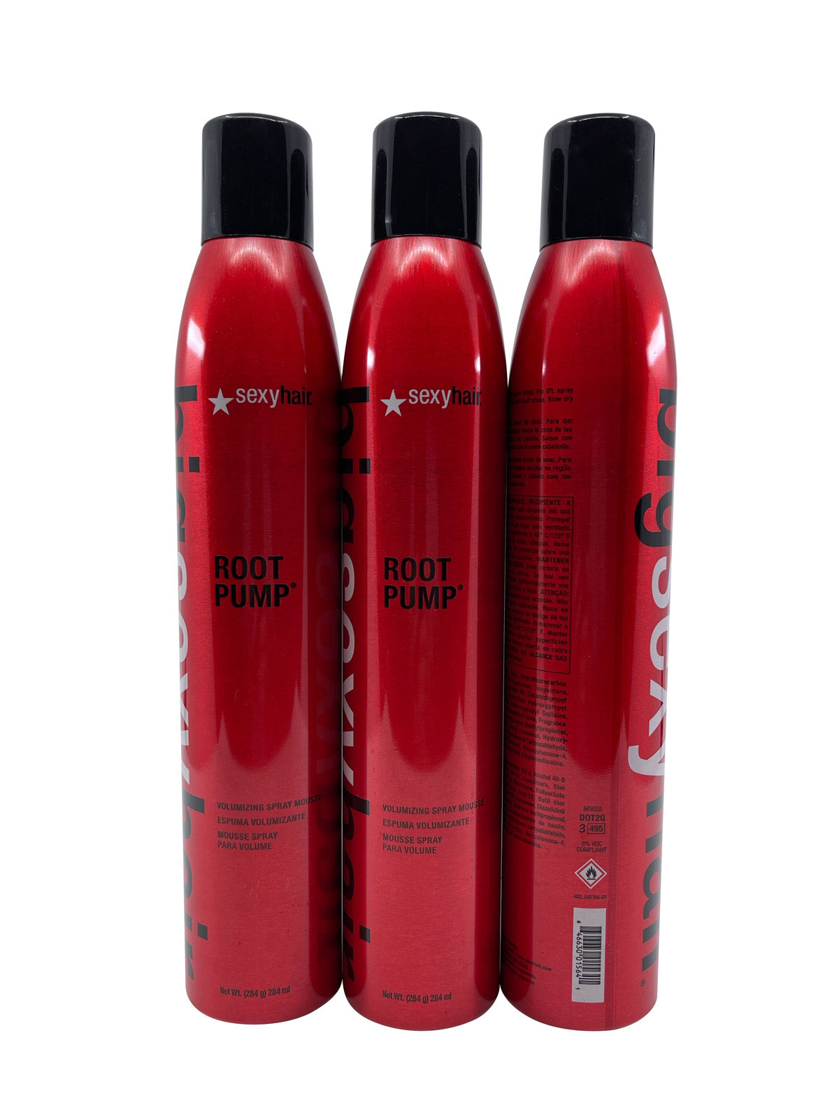 Sexy Hair Root Pump 9.6 OZ Set of 3