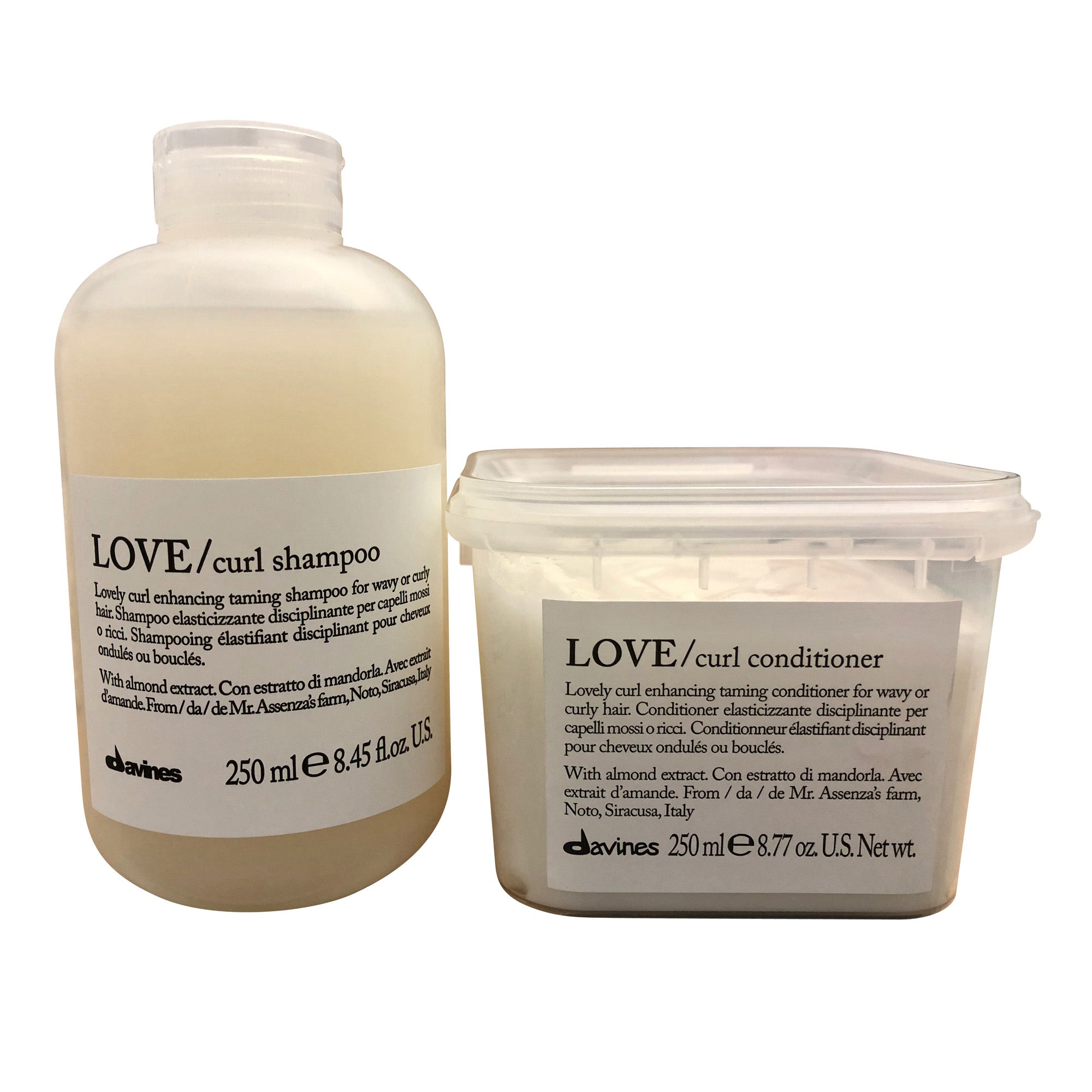 Davines Love Curl Enhancing Shampoo and Conditioner 8.45 OZ Set