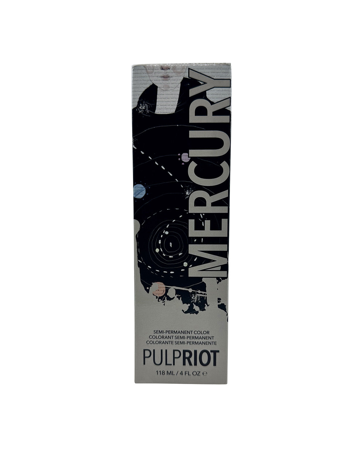 Pulp Riot Semi Permanent Color Mercury Silver Hair Color 4 OZ