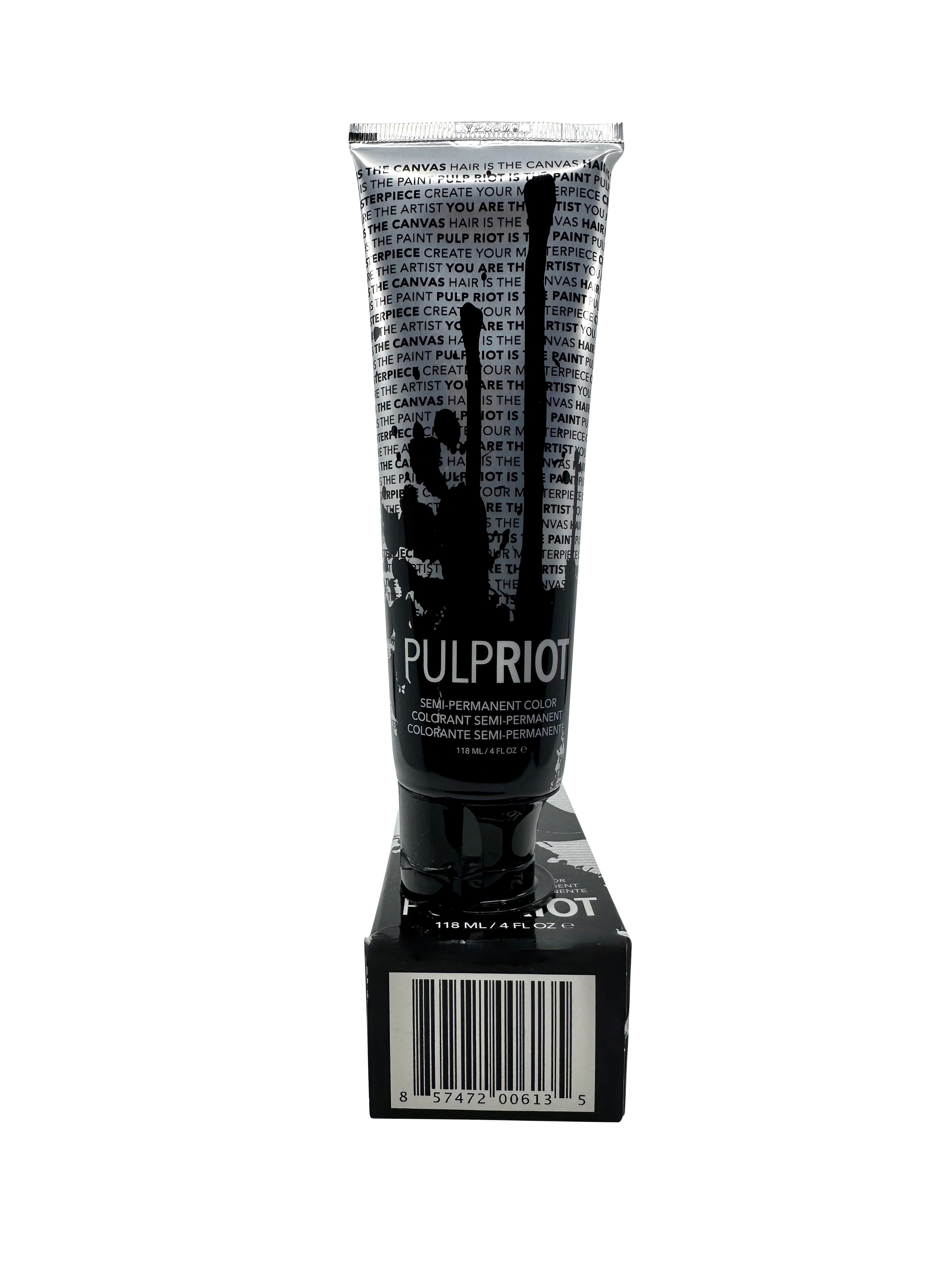 Pulp Riot Semi Permanent Color Mercury Black Hair Color 4 OZ
