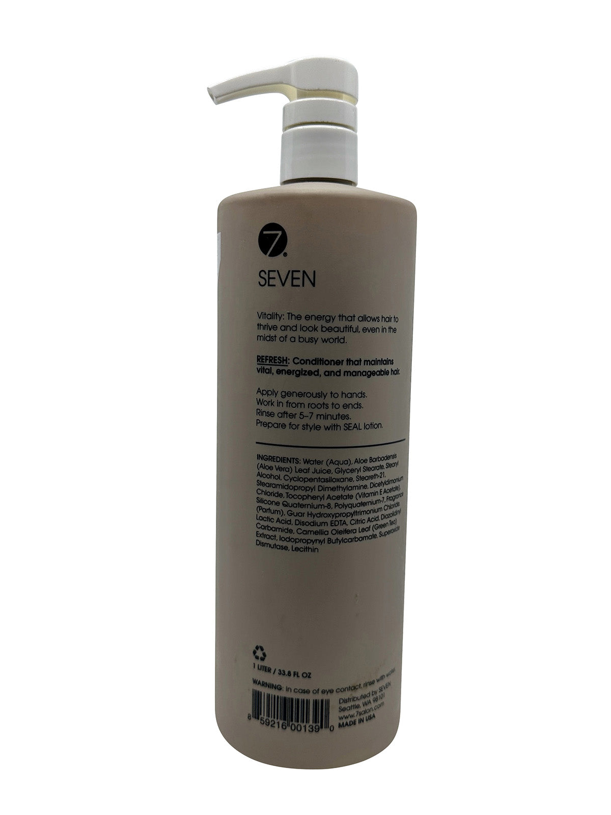 Seven 7 Refresh Conditioner All Hair Types 33.8 OZ