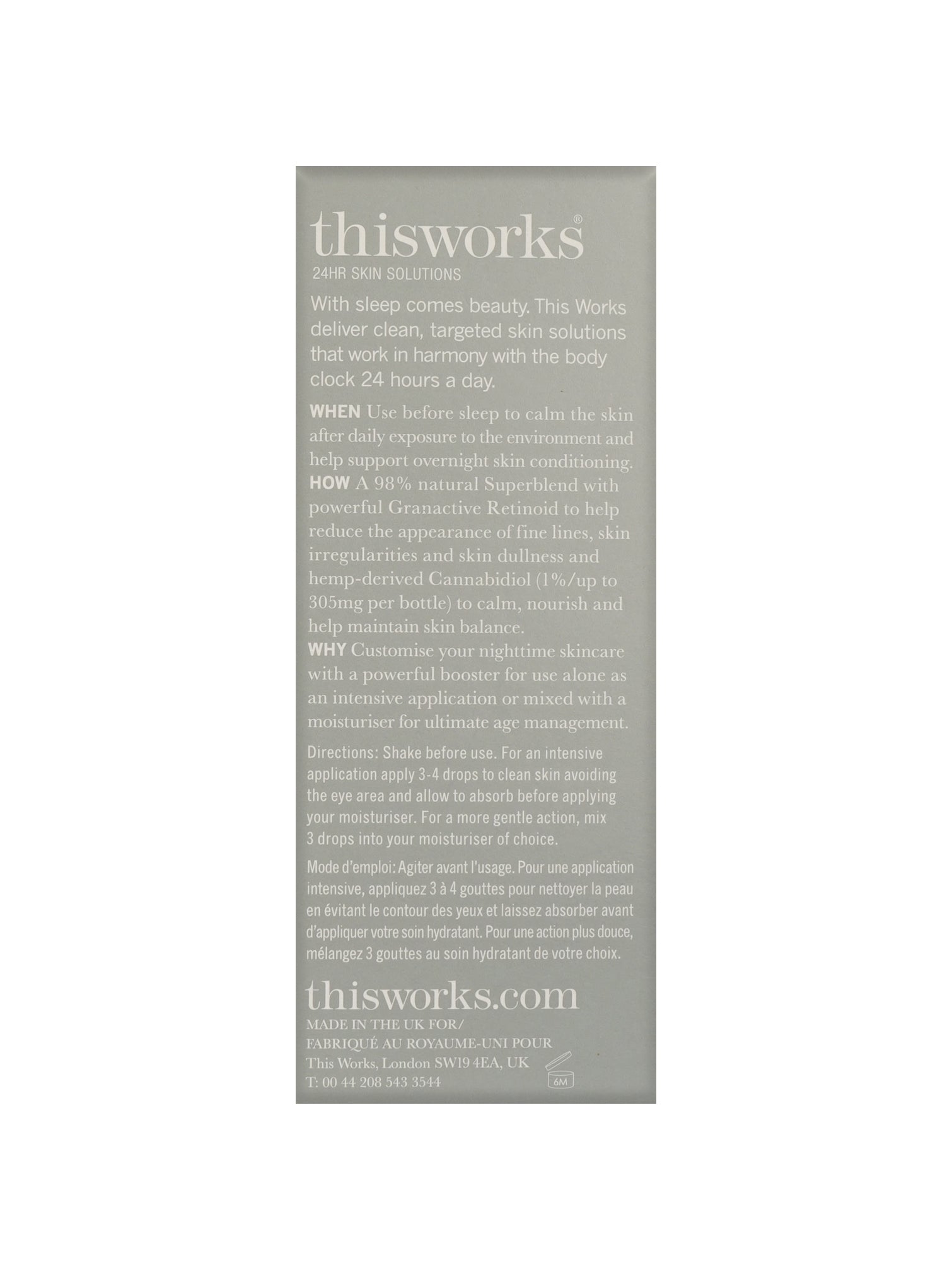 ThisWorks My Wrinkles CBD Booster + Granactive Retinoid 1 OZ