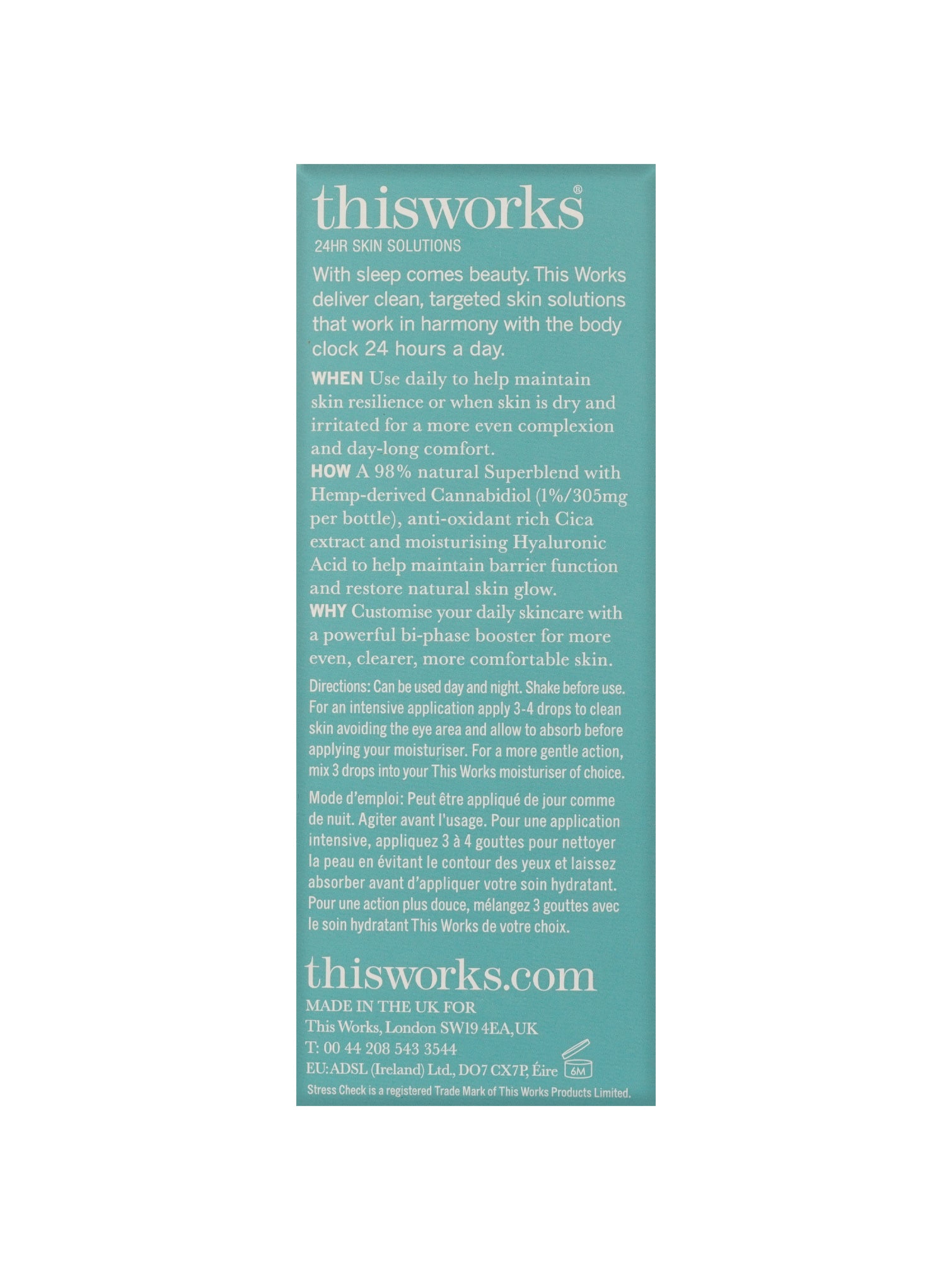 ThisWorks Stress Check Booster + Cica Extract 1 OZ