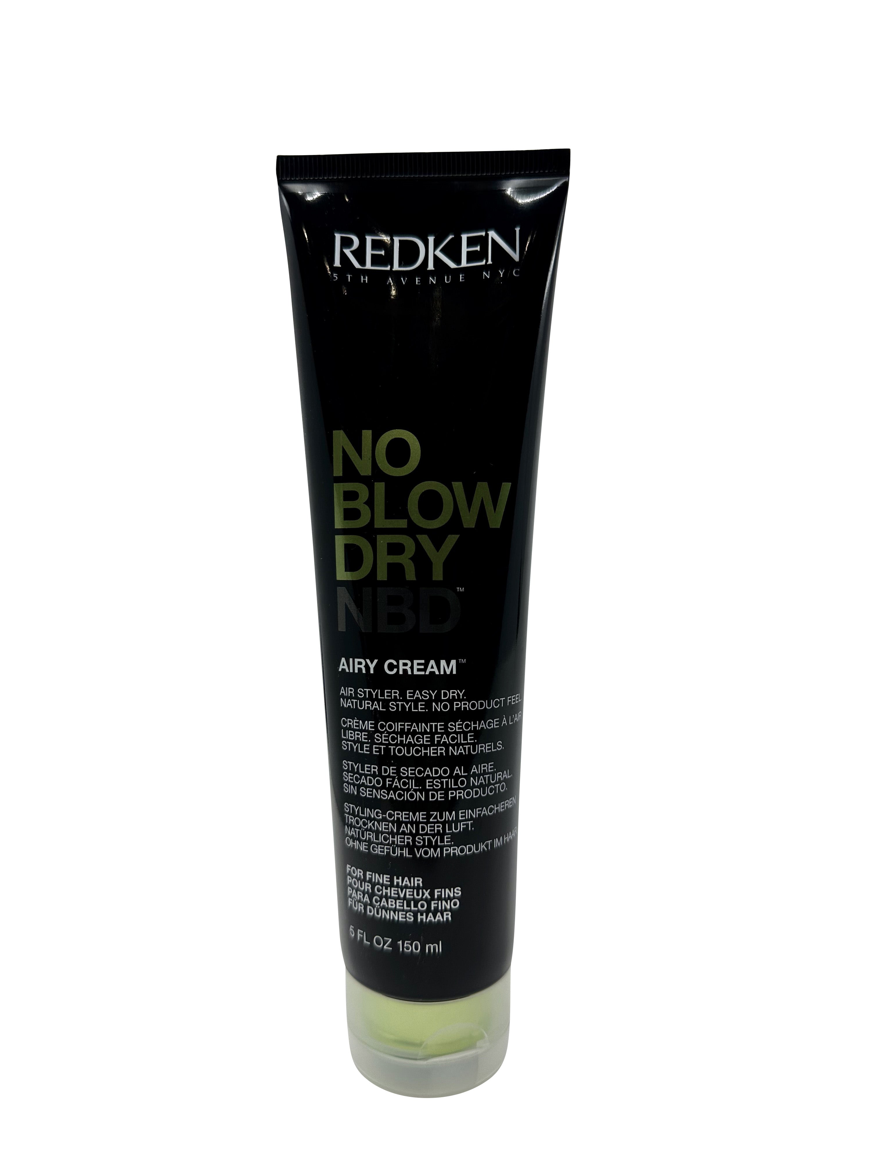 Redken No Blow Dry Airy Cream All Hair Types 5 OZ