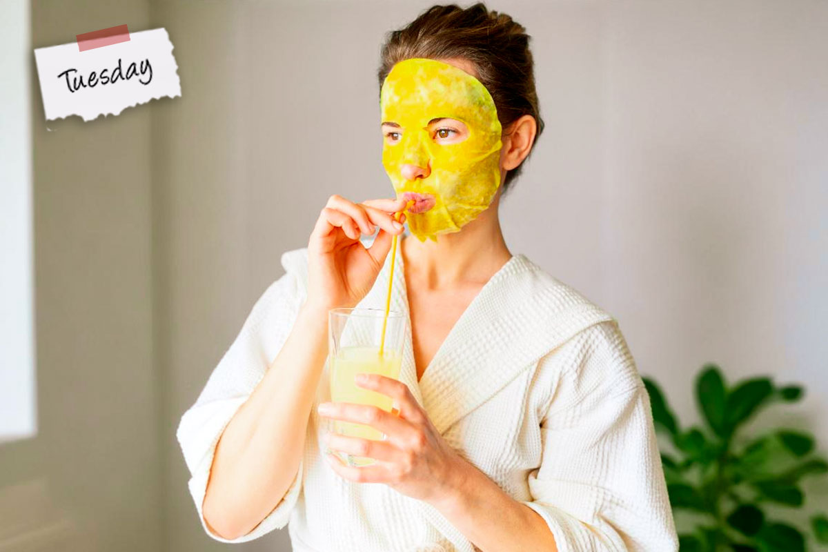 Hydrating face mask