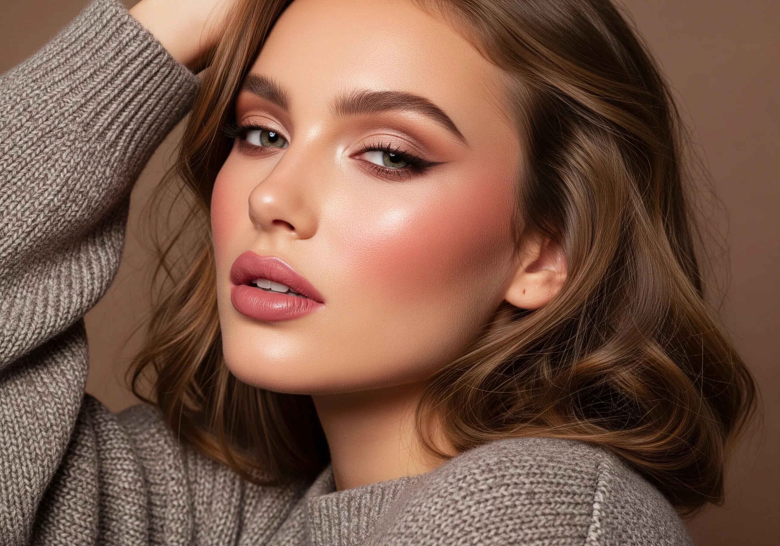 Fall/Winter 2025 blush trends  Cloud Blush makeup  Cream blush technique  Victorian Rouge look  Just-bitten lips