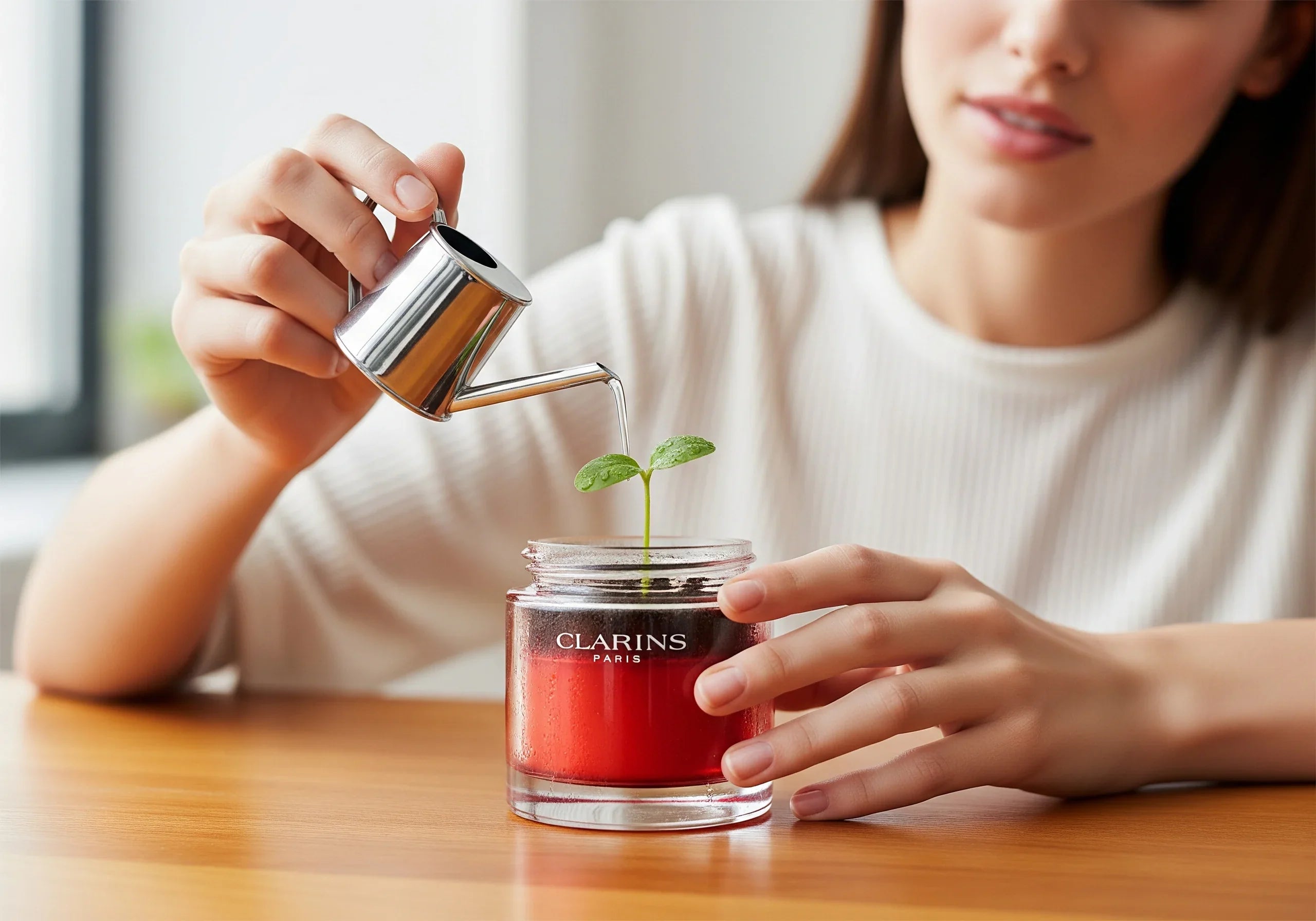 Biotech beauty 2026  Clarins circularity model  Lab-grown collagen skincare  Responsible luxury trends  Sustainable beauty refills