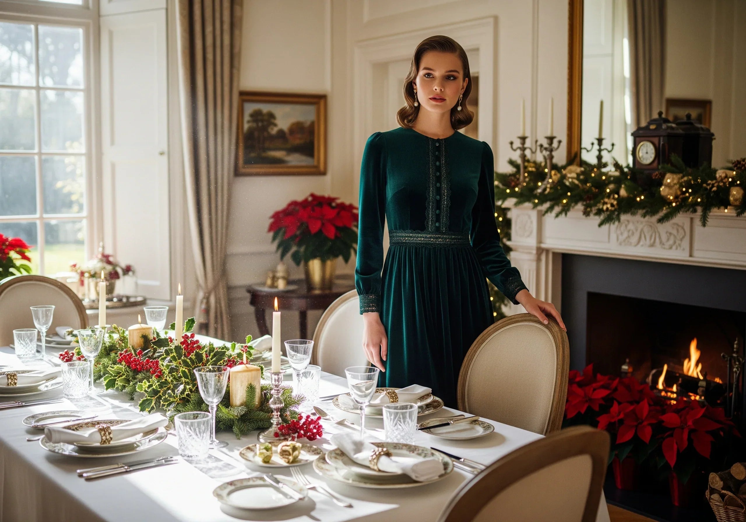 Clean Glam makeup  Blurred lips trend  Holiday brunch look  Daytime Christmas makeup  Natural beauty trends 2025