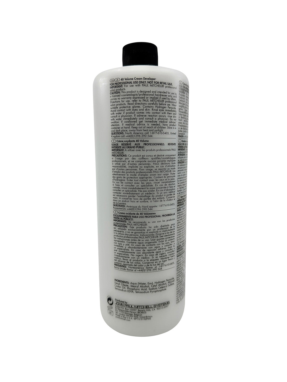 Paul Mitchell 40 Vol. Cream Developer 12% 33.8 OZ