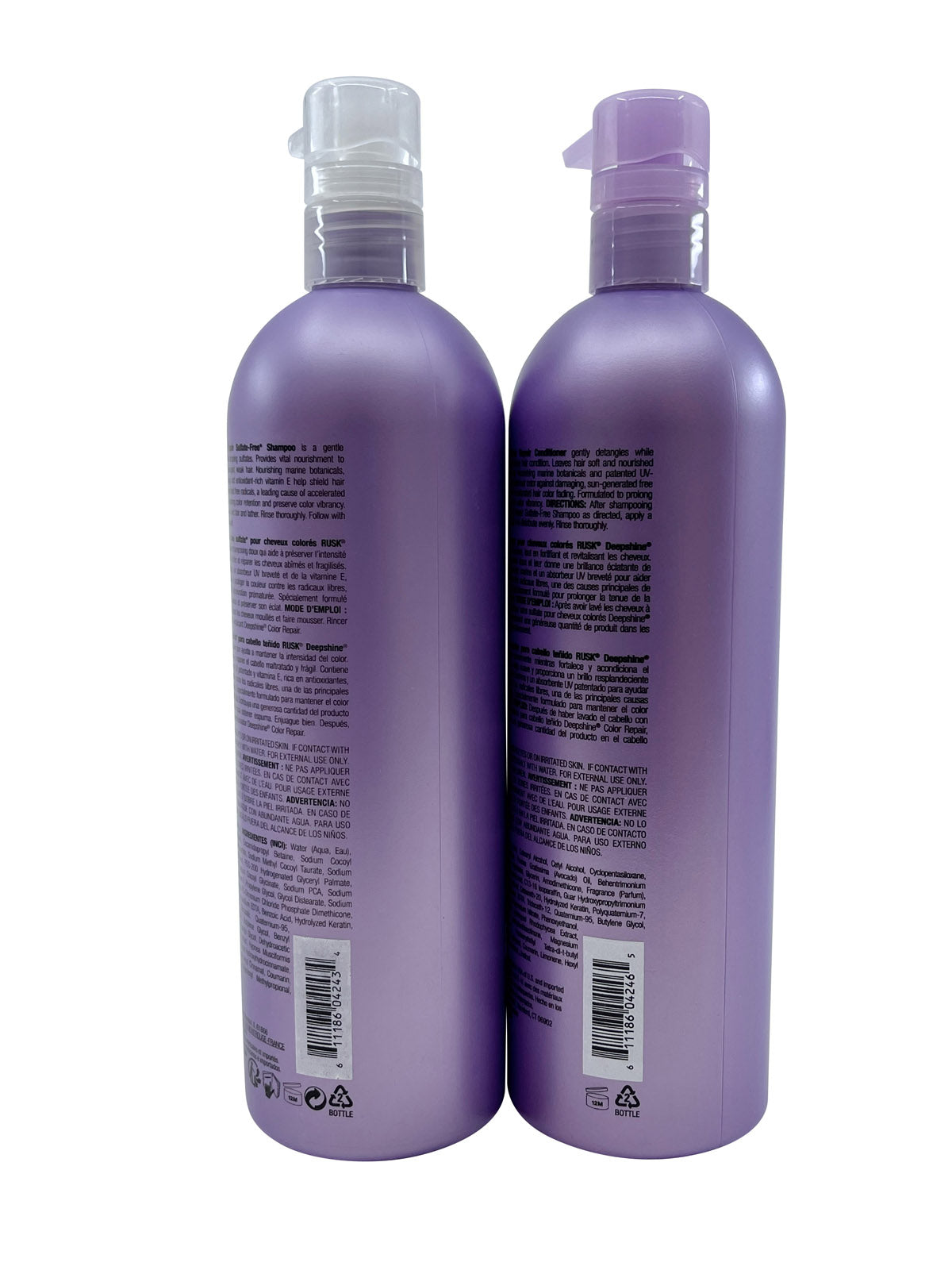 Rusk Deep Shine Color Repair Shampoo & Conditioner Set 25 OZ Each