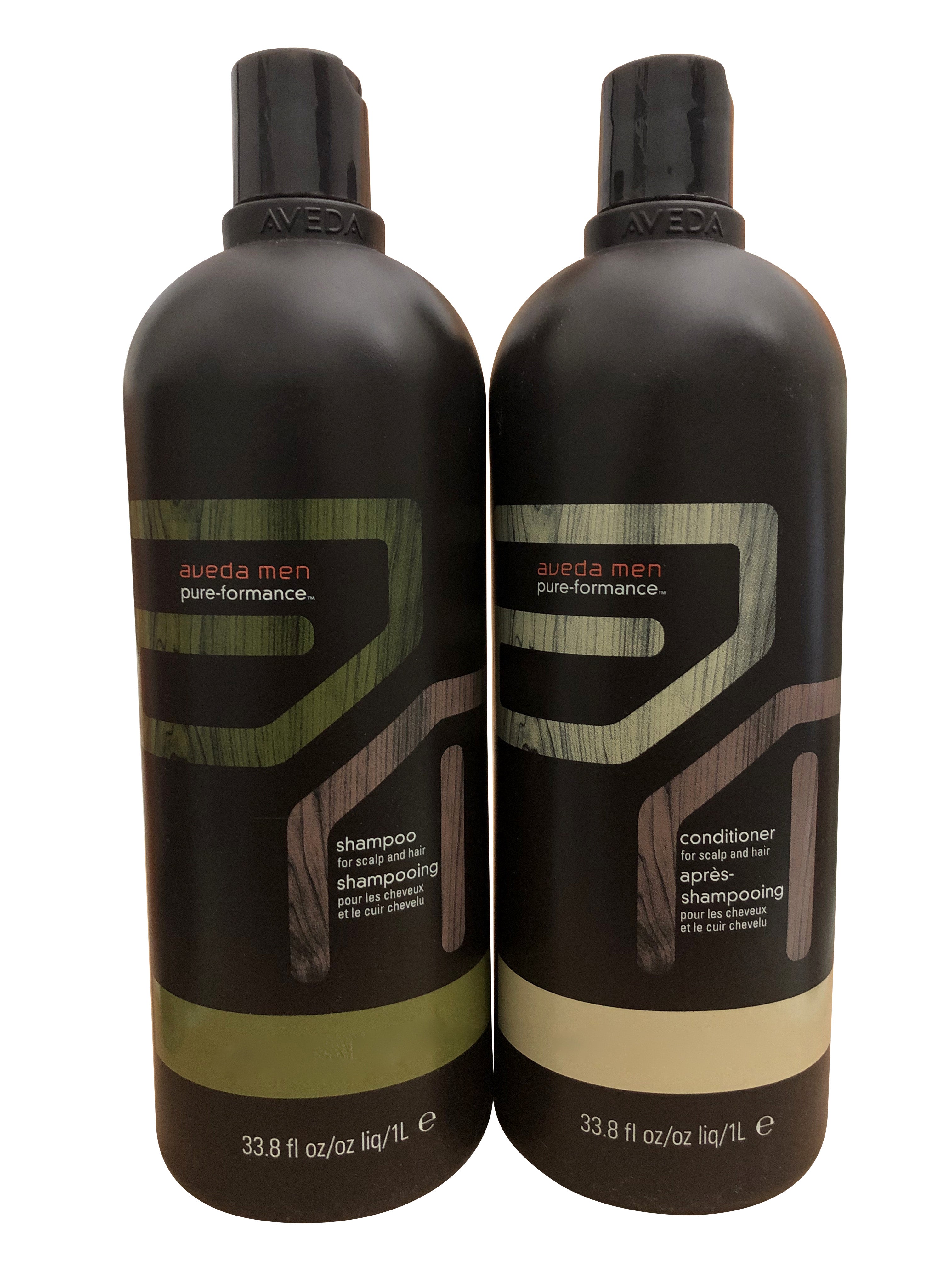 Aveda Men Pure-Formance Shampoo & Conditioner Set Scalp & Hair 33.8 OZ Each