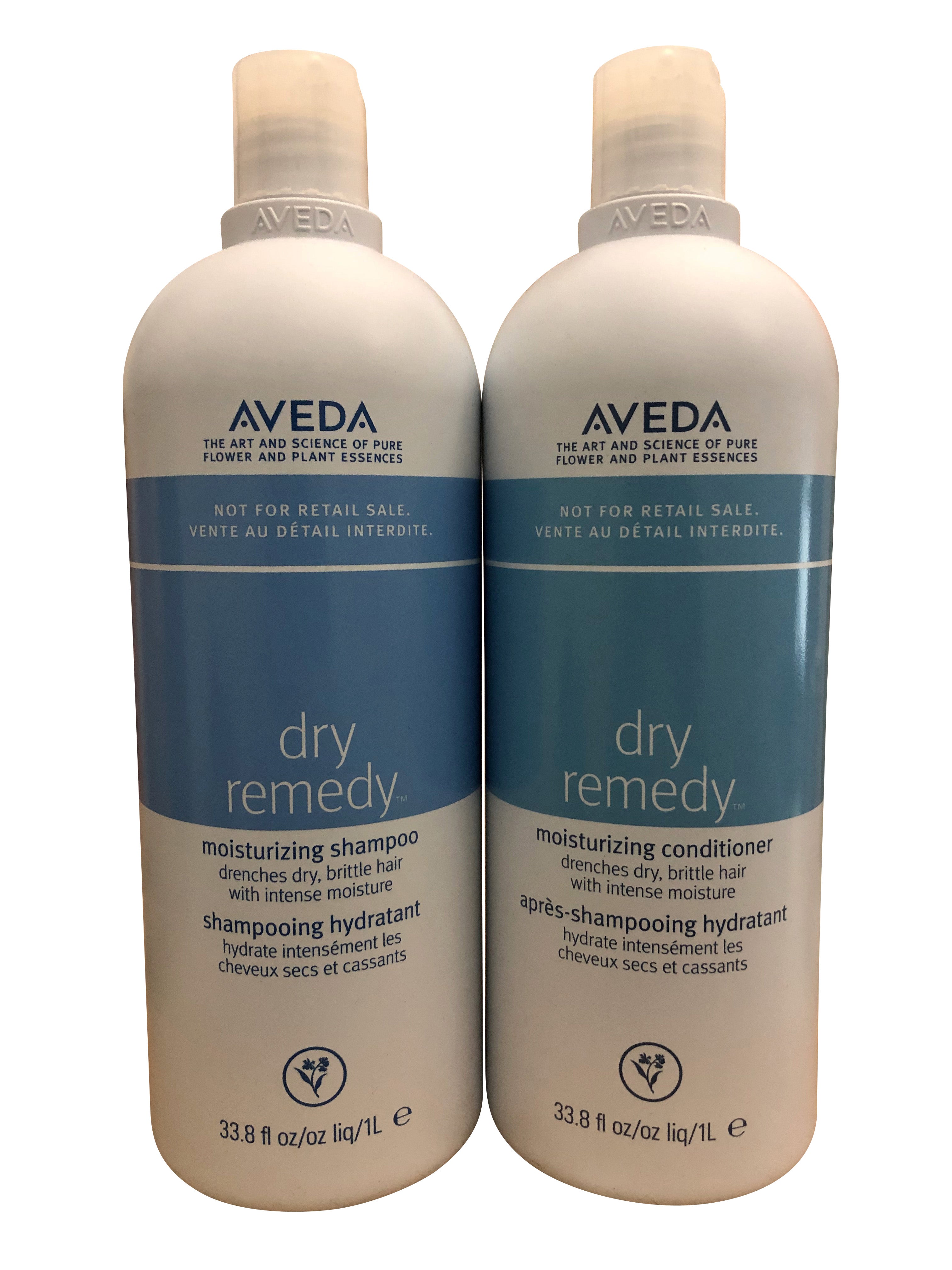 Aveda Dry Remedy Moisturizing Shampoo & Conditioner Set Dry Brittle Hair 33.8 OZ