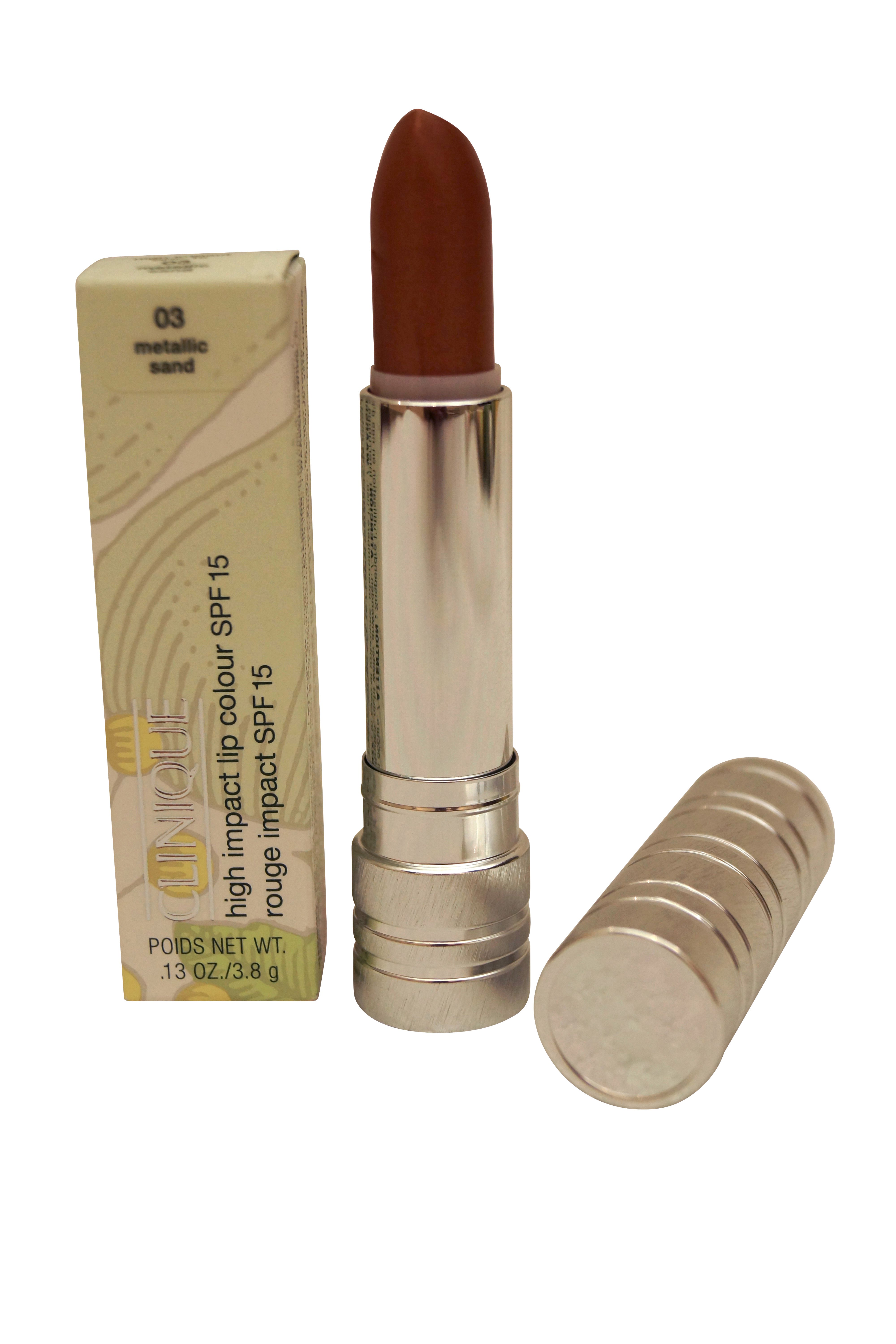 Clinique High Impact Lip Color 03 Metallic Sand .13 oz