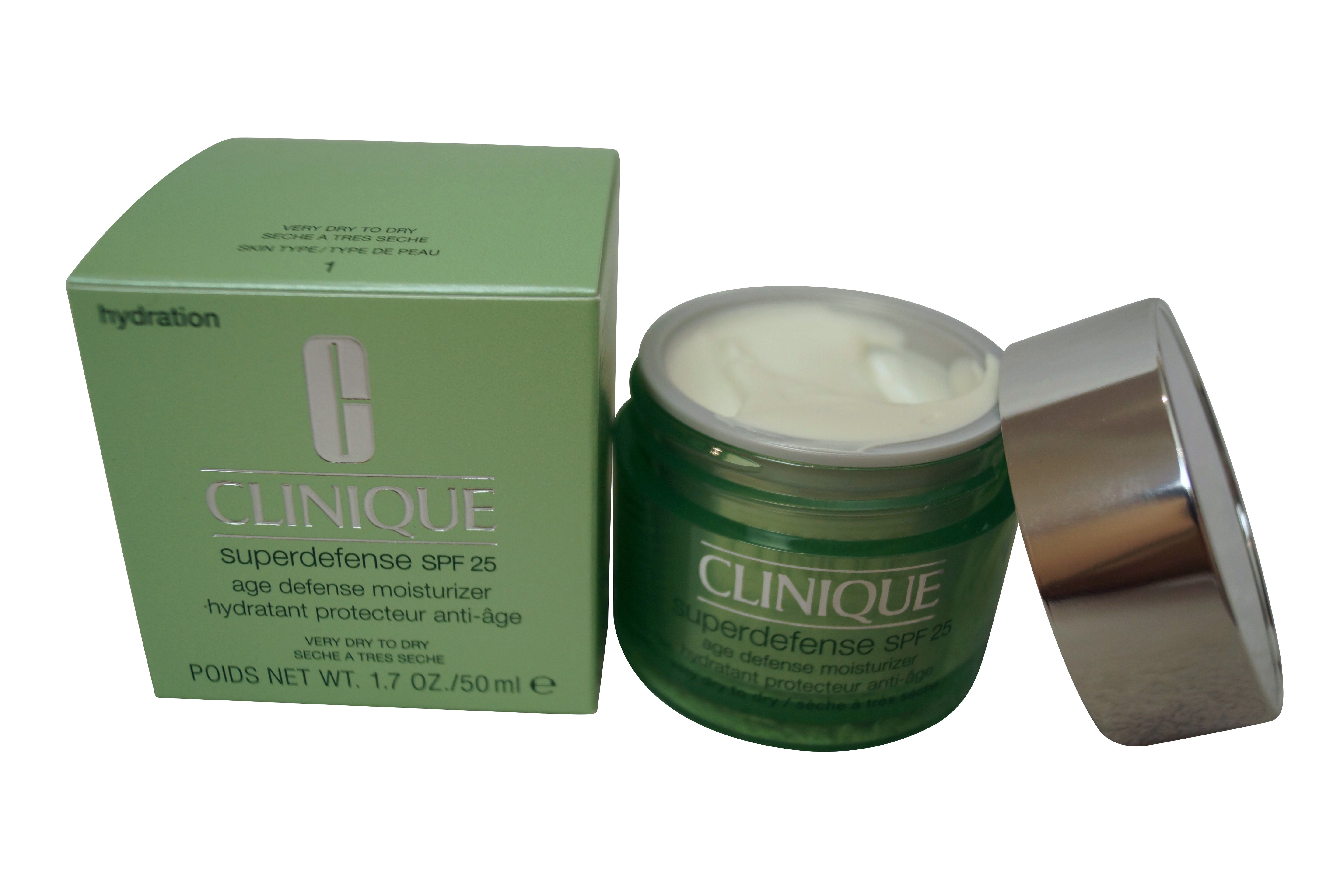 Clinique Superdefense SPF 25 Moisturizer Dry Very Dry Skin 1.7 oz