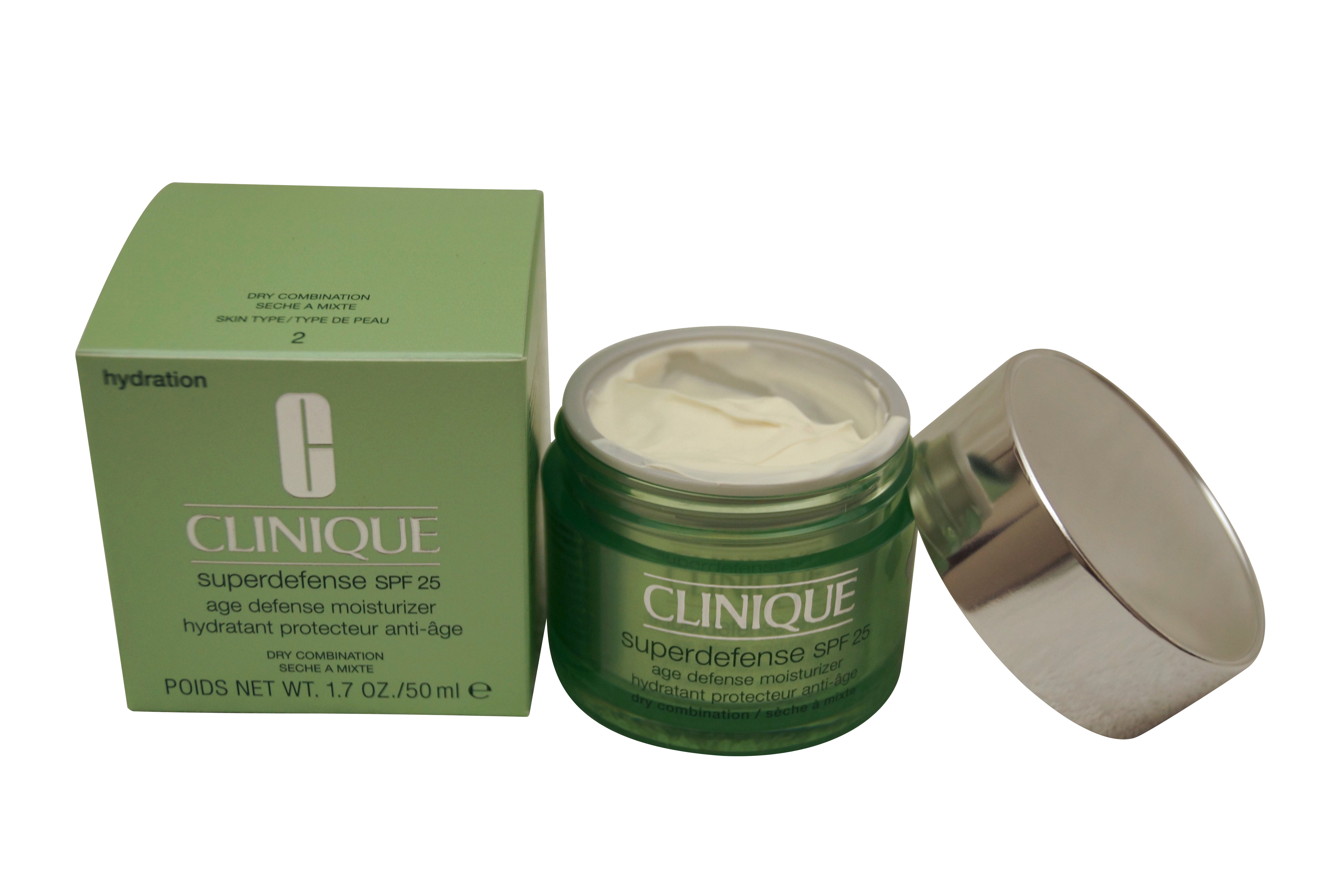 Clinique Superdefense SPF 25 Age Defense Moisturizer Dry to Combination 1.7 oz