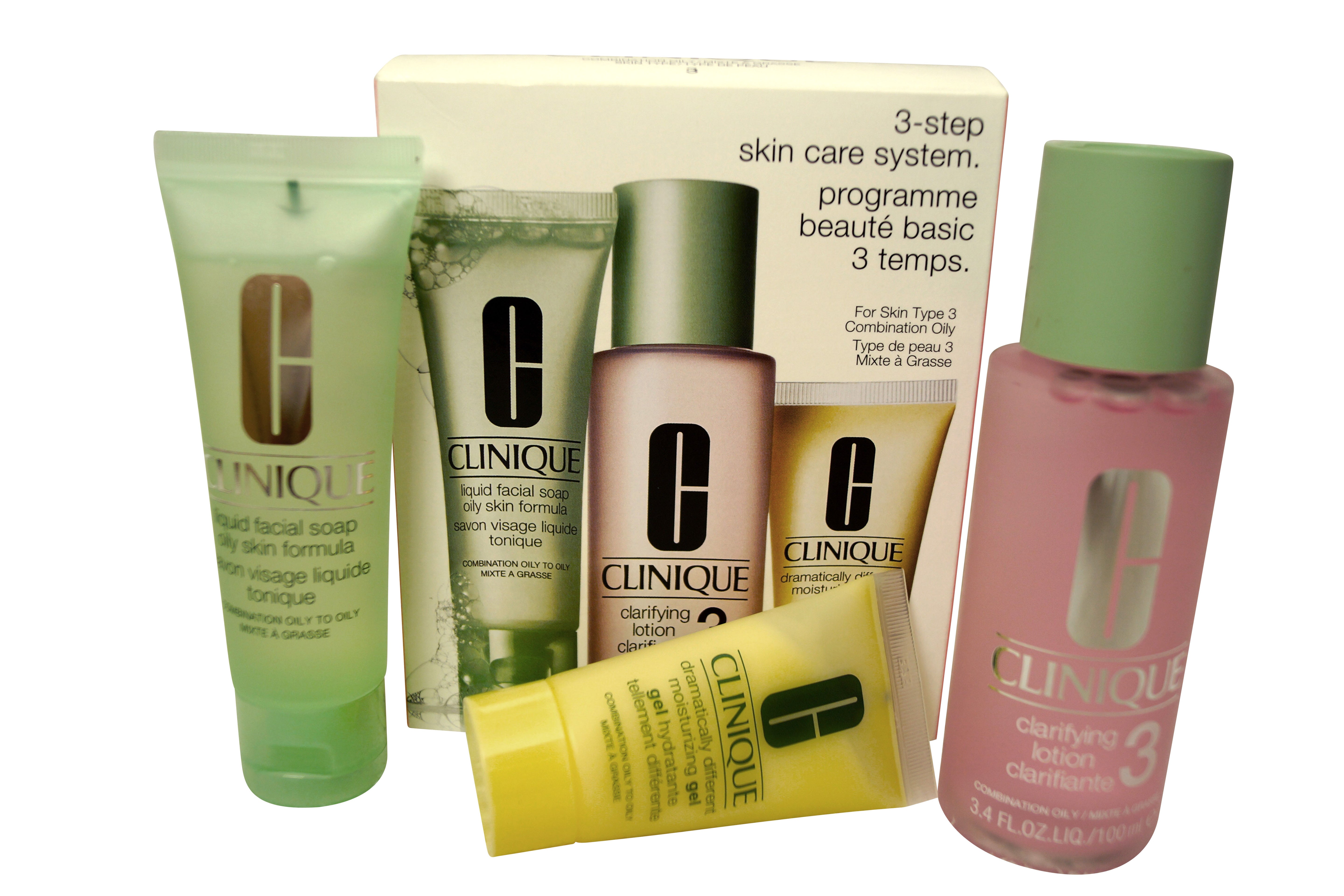 Clinique 3 Step Skin Care System 3 Combination to Oily Skin