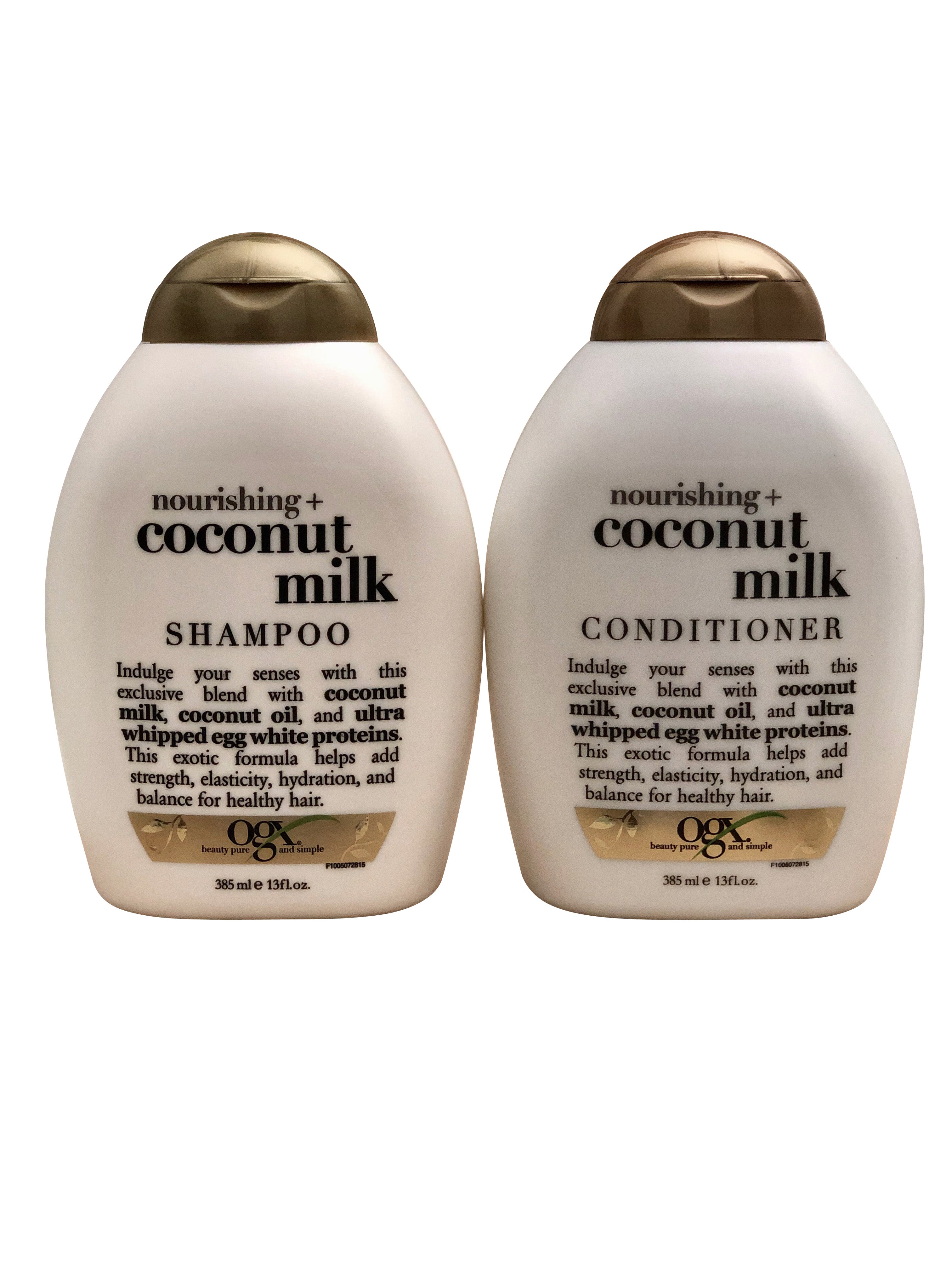 OGX Nourishing + Coconut Milk Shampoo & Conditioner Set 13 Ounce