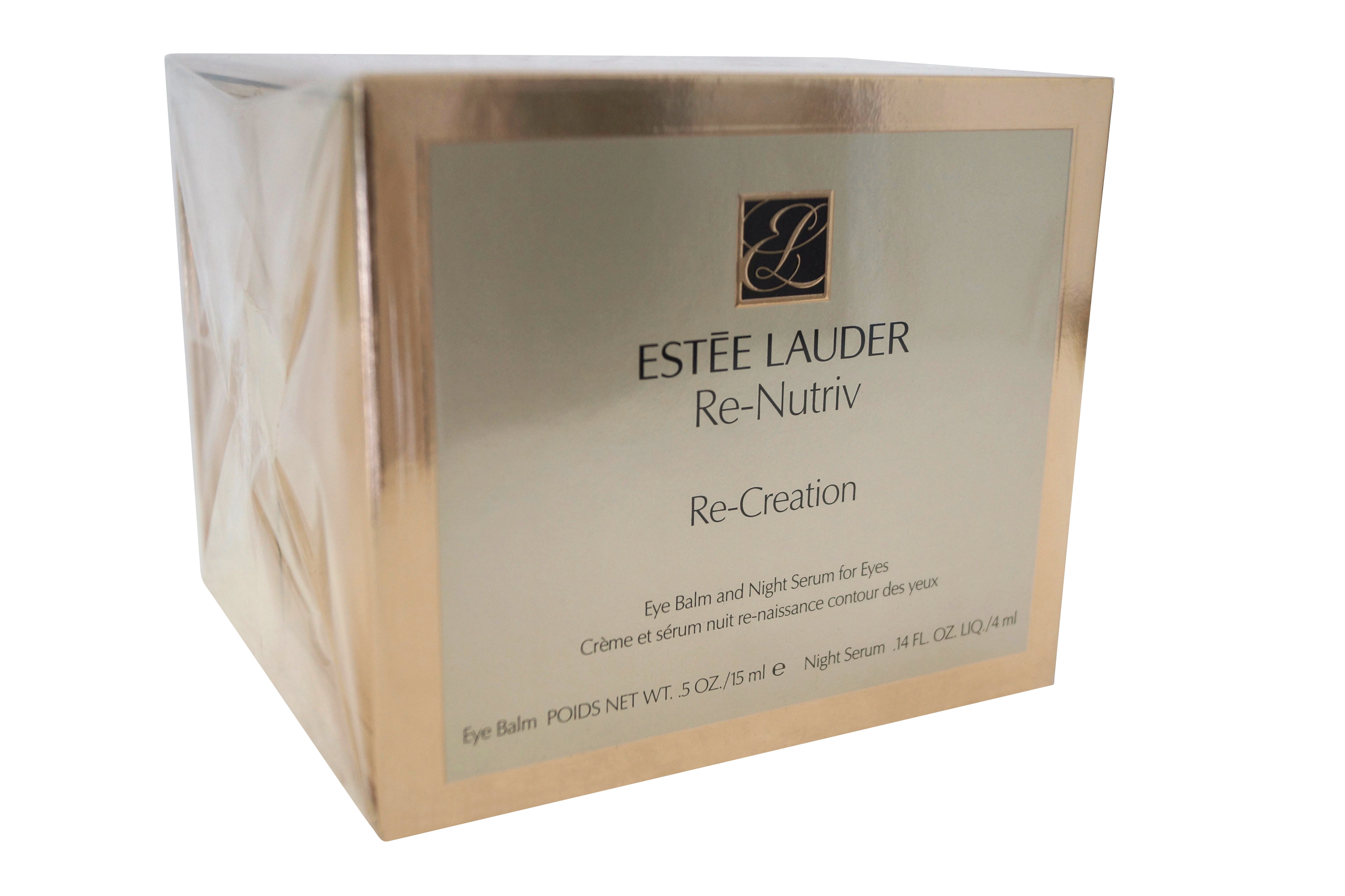 Estee Lauder Re Nutriv Re Creation Eye Balm 0.5 OZ & Night Serum 0.14 OZ