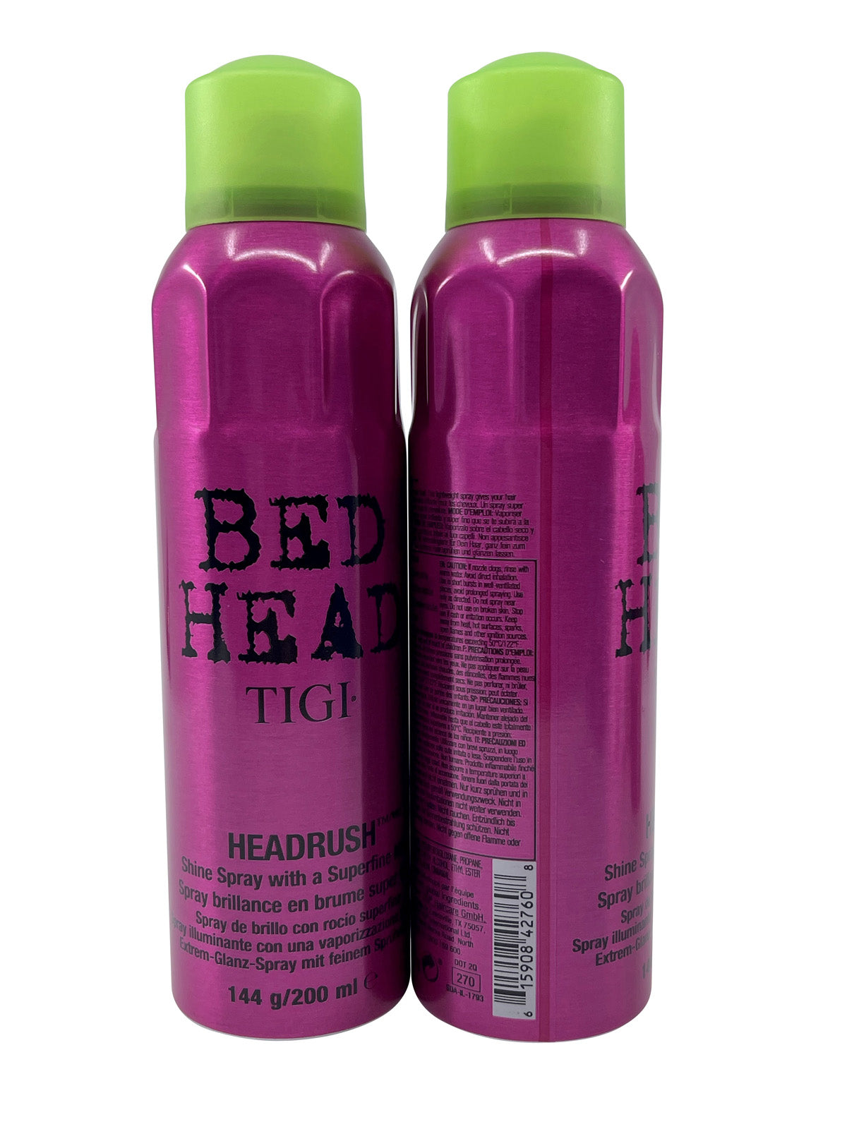 TIGI Bed Head Headrush Shine Mist Spray DUO 5.3 OZ