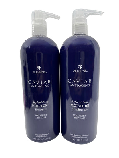 Alterna Caviar Replenishing Moisture Shampoo & Conditioner 33.8 OZ Each