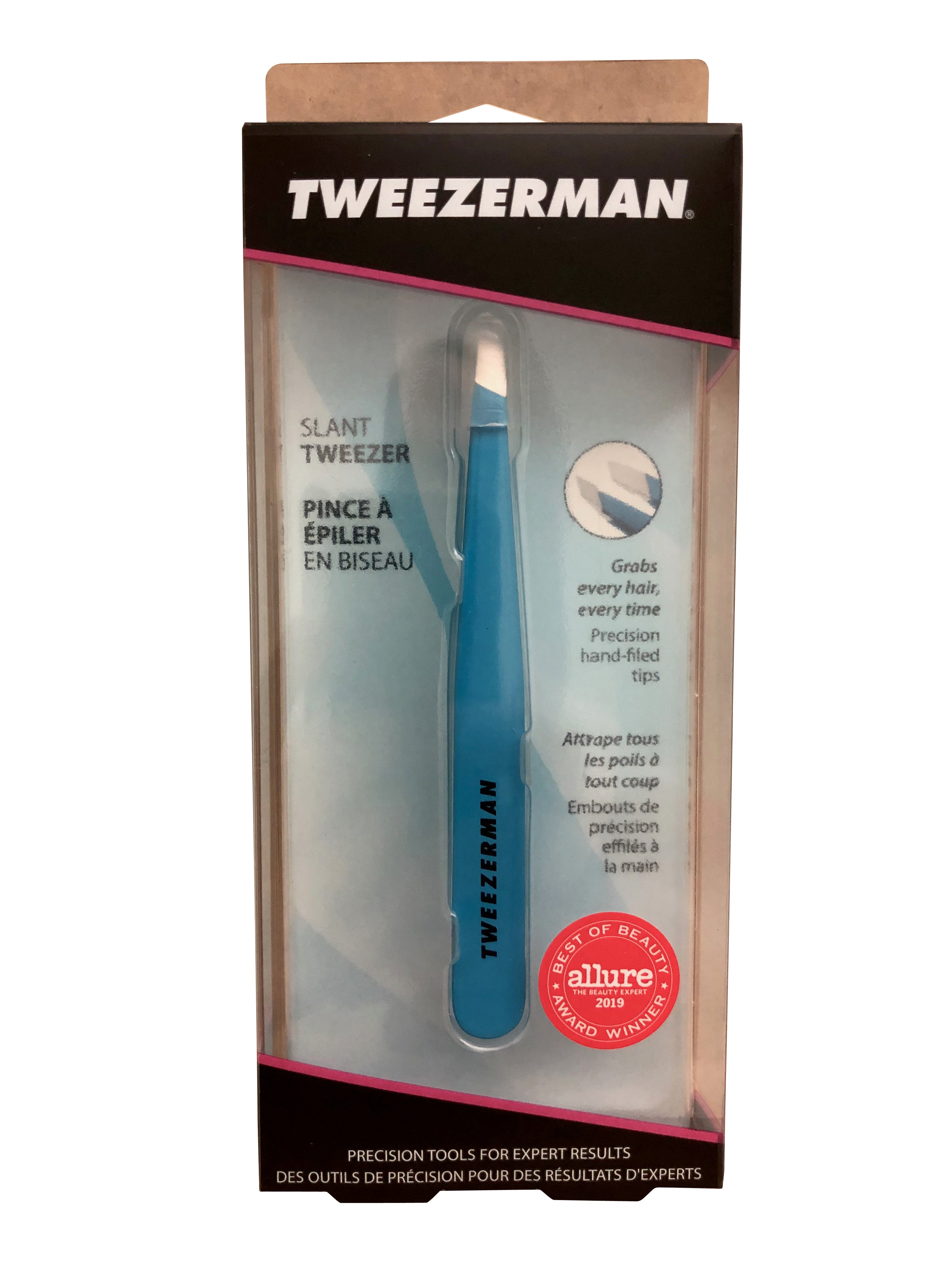 Tweezerman Slant Tweezer Blue Jewel Model 1230-B09R