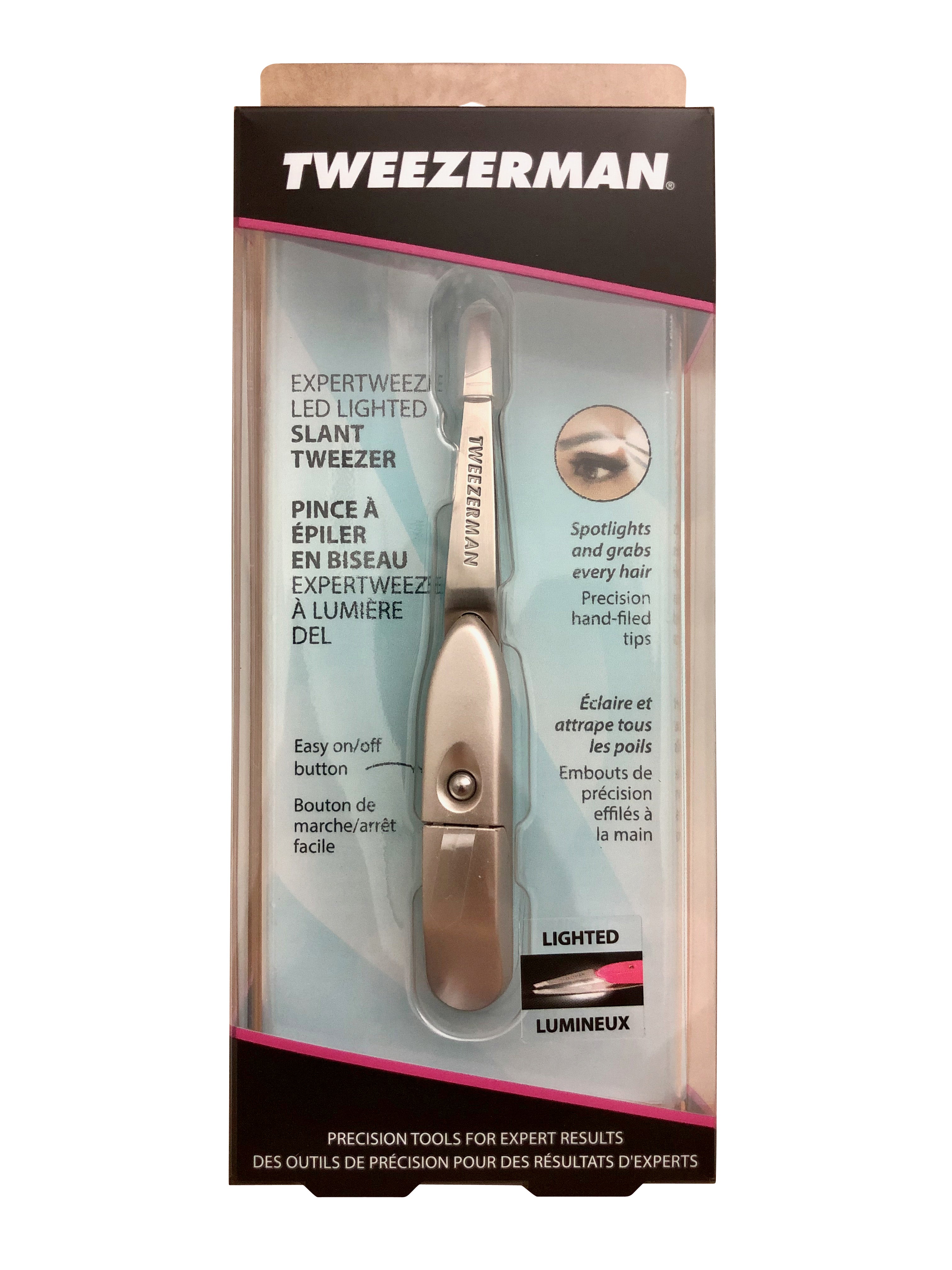 Tweezerman Expertweeze Lighted Slant Tweezer Model 1278-R