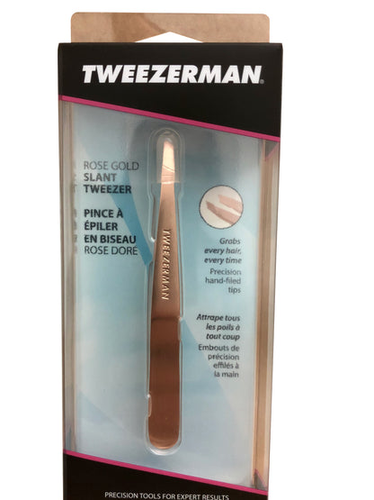 Tweezerman Rose Gold Slant Tweezer Model 1256-RGR