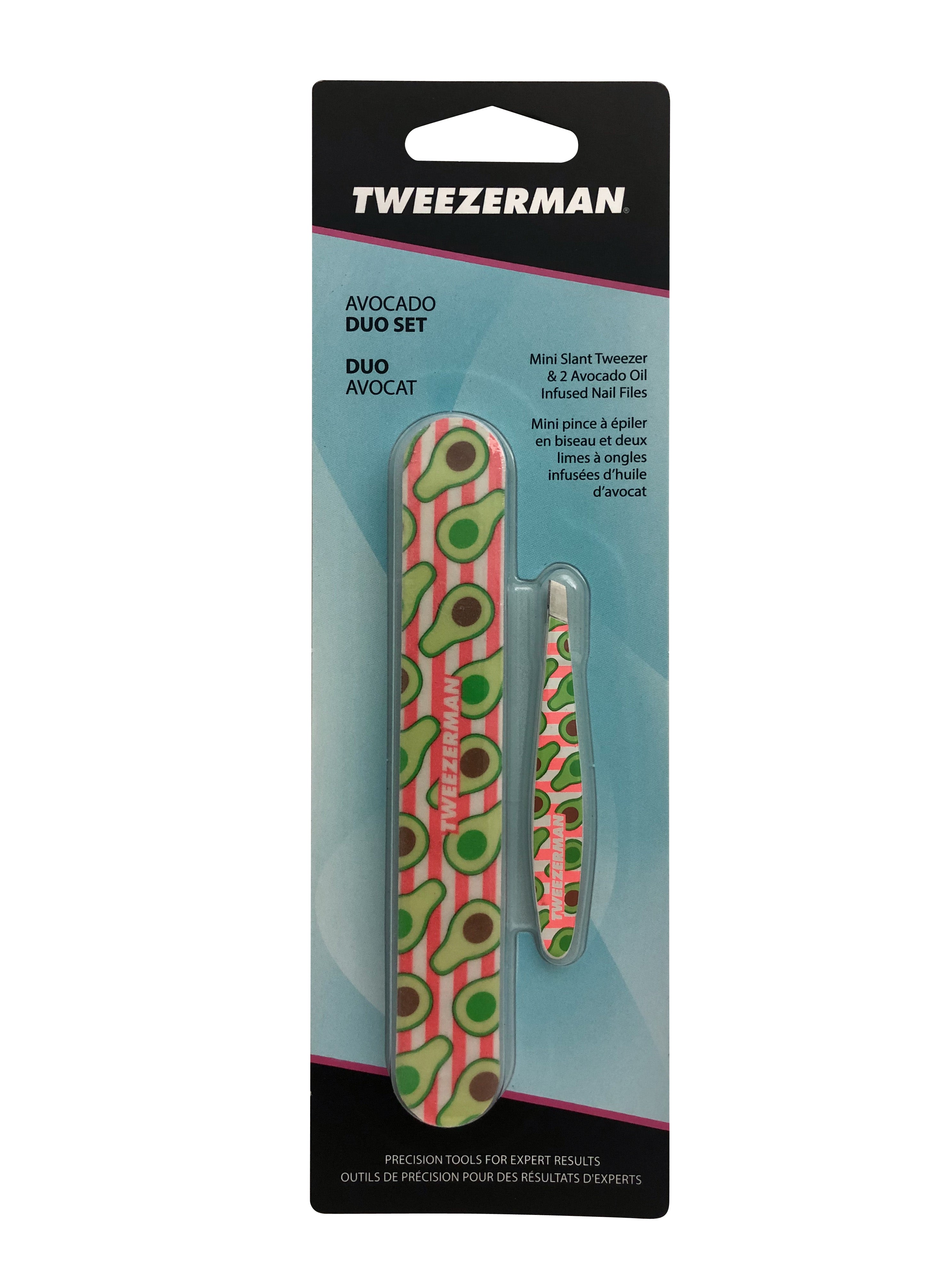 Tweezerman Avocado Duo Set