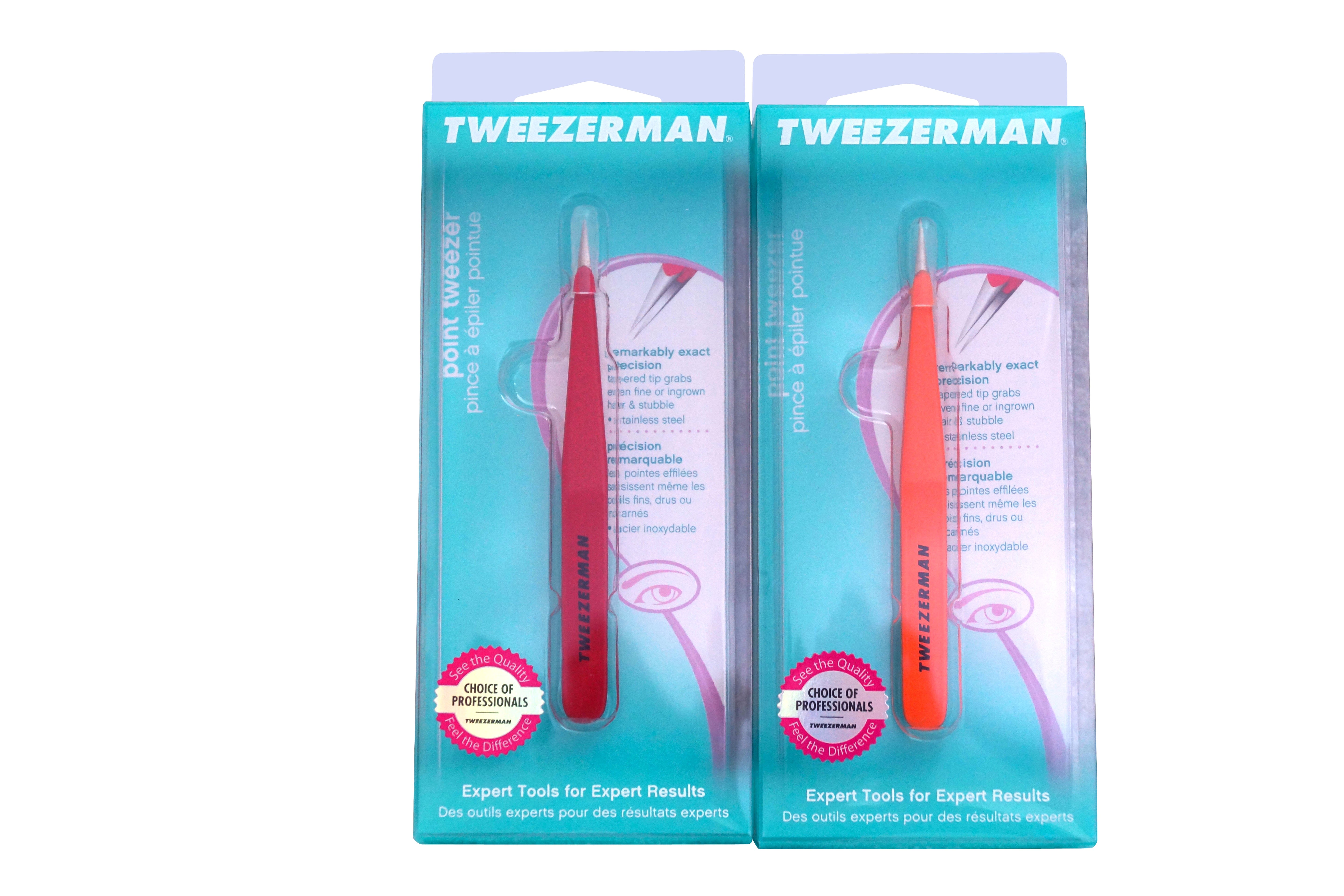 Tweezerman Point Tweezer Assorted Colors 1241-CR