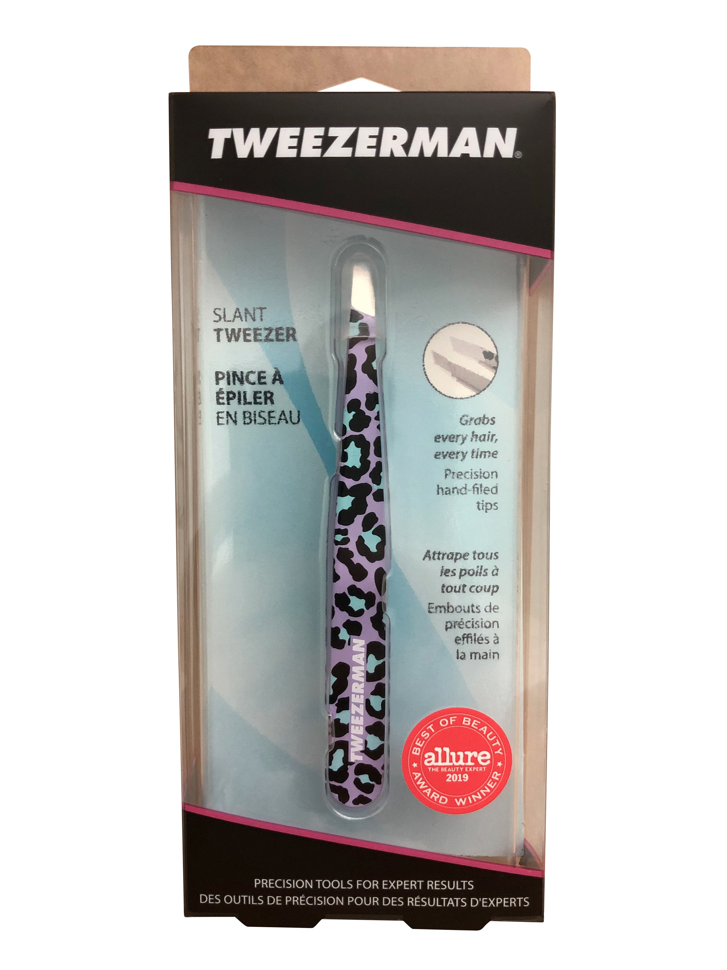 Tweezerman Slant Tweezer Leopard Print Model 1256-LR