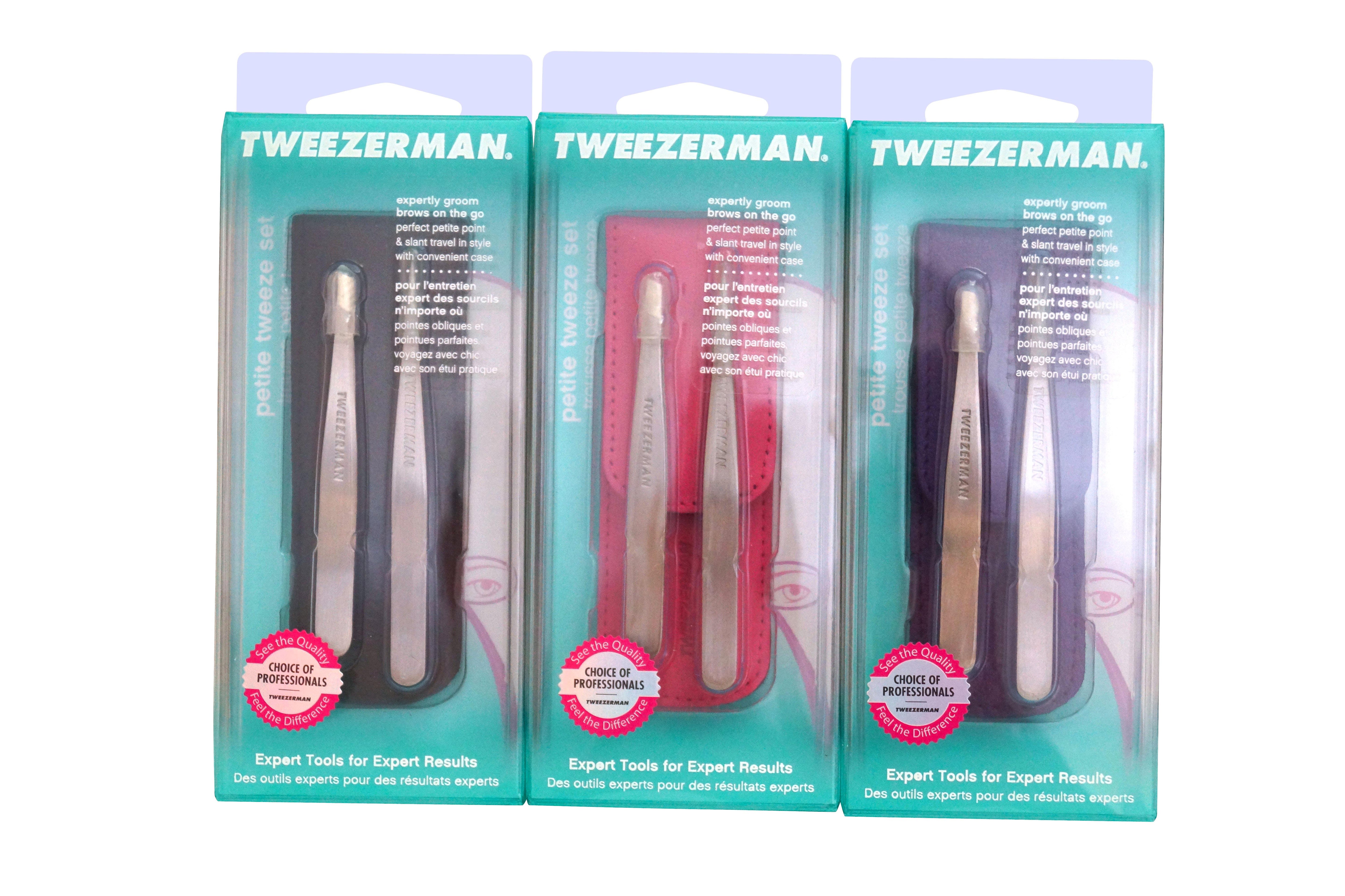 Tweezerman Petite Tweeeze Set Assorted Colors 4048-R ONE TWEEZER OFFER