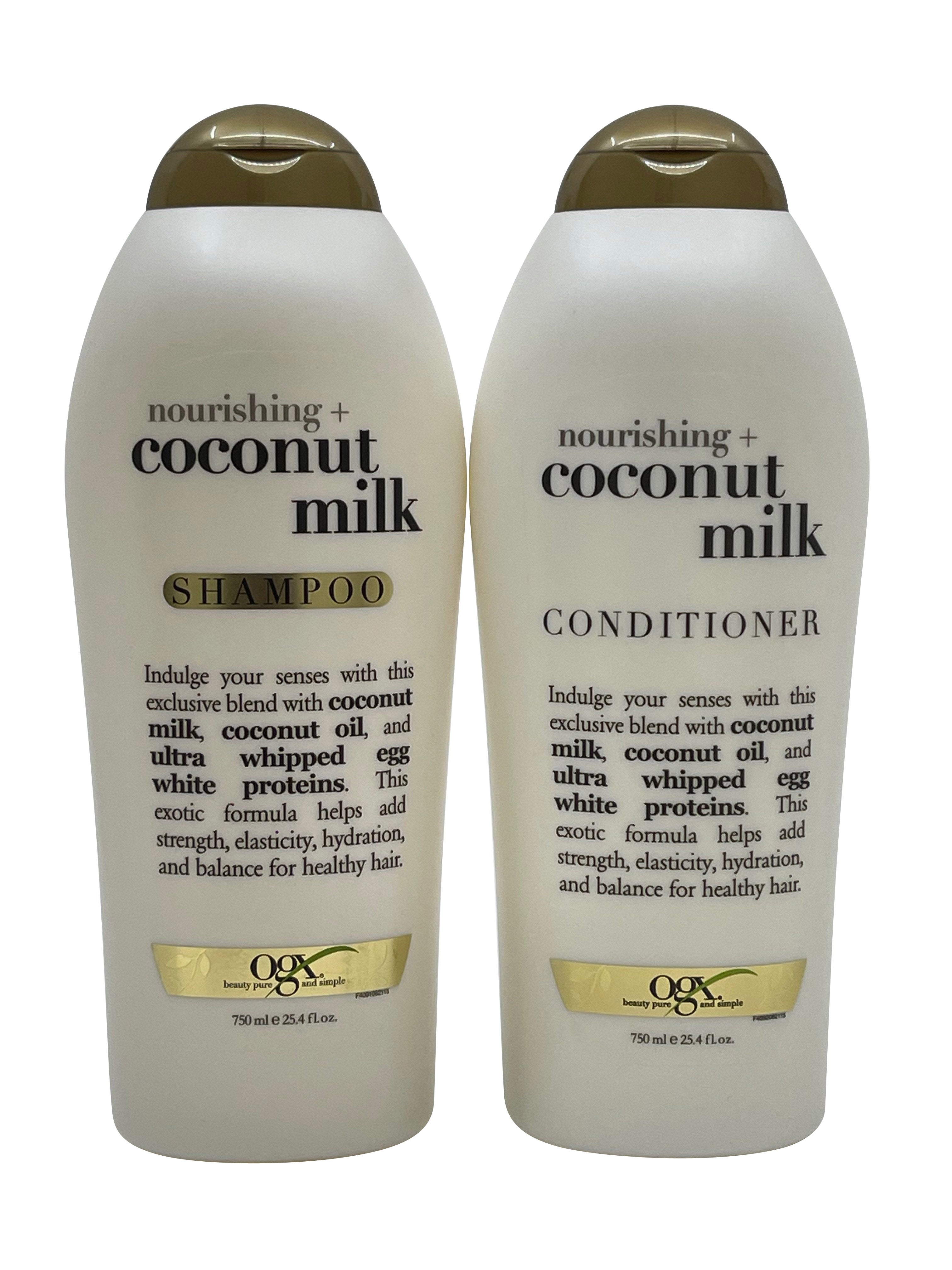 OGX Nourishing + Coconut Milk Shampoo & Conditioner Set 25.4
