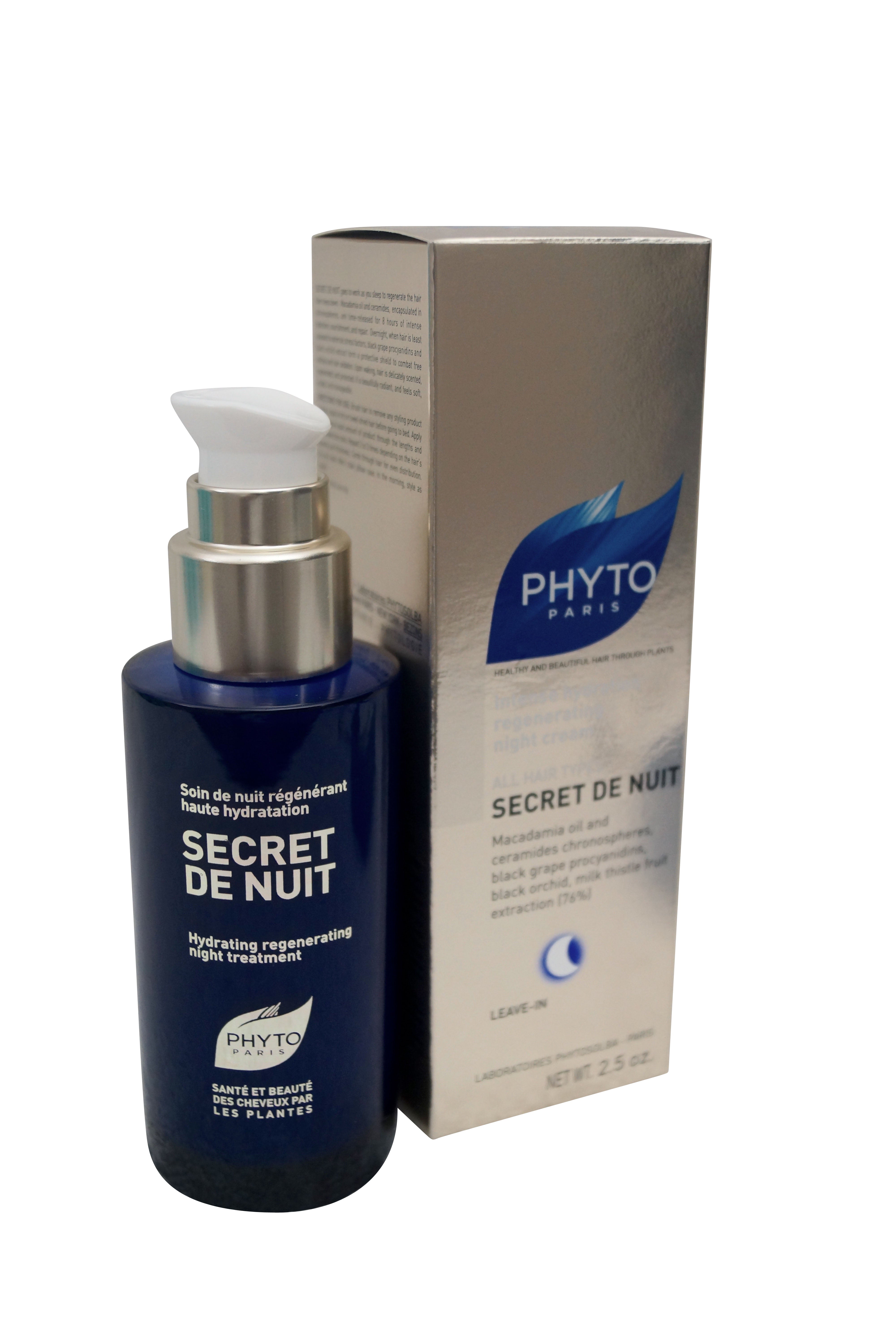 PHYTO SECRET DE NUIT Intense Hydration Regenerating Night Treatment, 2.5 oz.