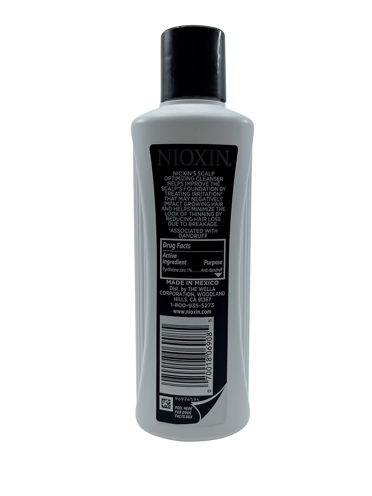 Nioxin Advanced Thinning Pyrithione Zinc Dandruff Shampoo Thinning Hair 6.7 OZ