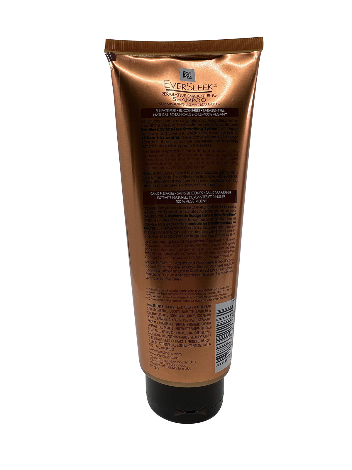 L'Oreal Eversleek Reparative Smoothing Shampoo Over Processed Hair 11.05 OZ