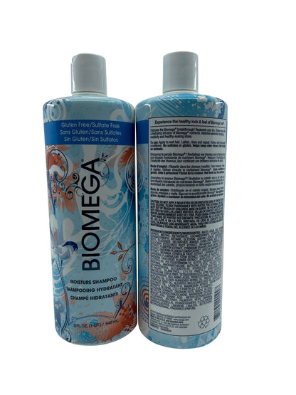 Aquage Biomega Moisture Shampoo Sulfate Free 32 OZ Set of 2