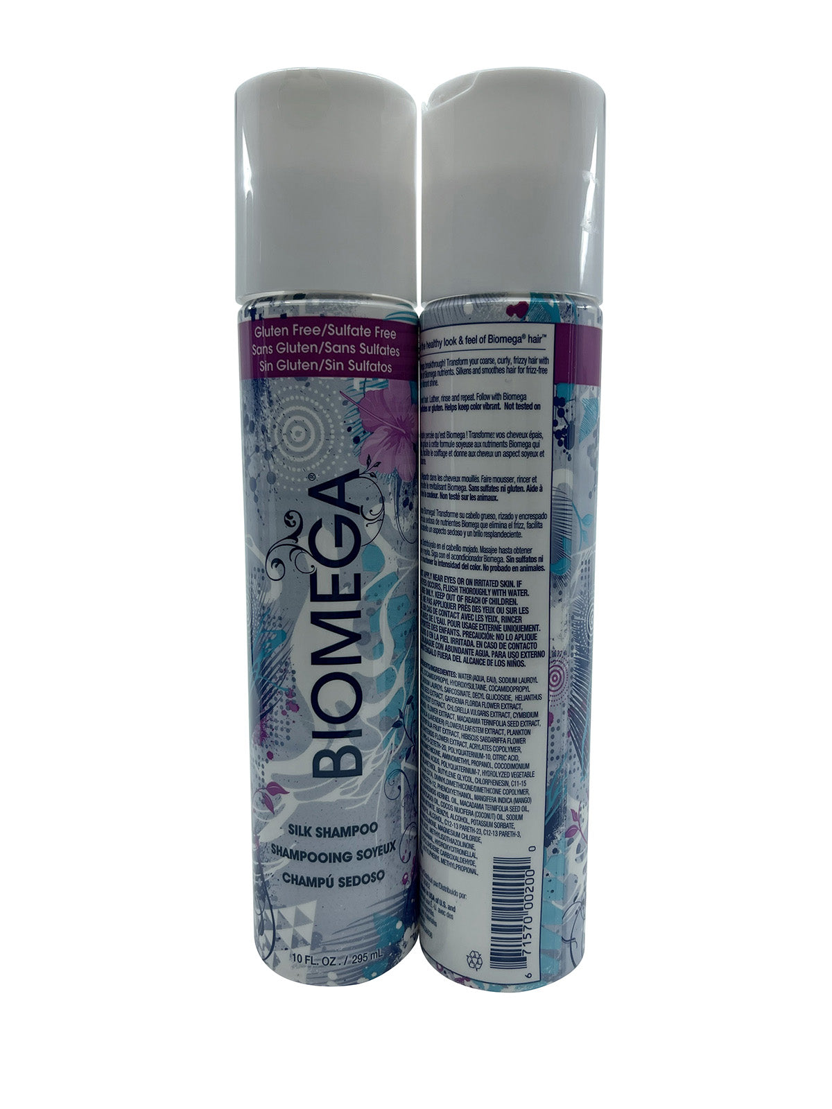 Aquage Silkening Shampoo Coarse & Curly Hair 10 OZ Set of 2