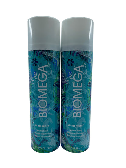 Aquage Biomega Up All Night Volume Foam 8 OZ Set of 2