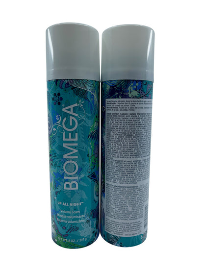 Aquage Biomega Up All Night Volume Foam 8 OZ Set of 2