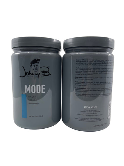 Johnny B Mode Styling Gel 32 OZ Set of 2