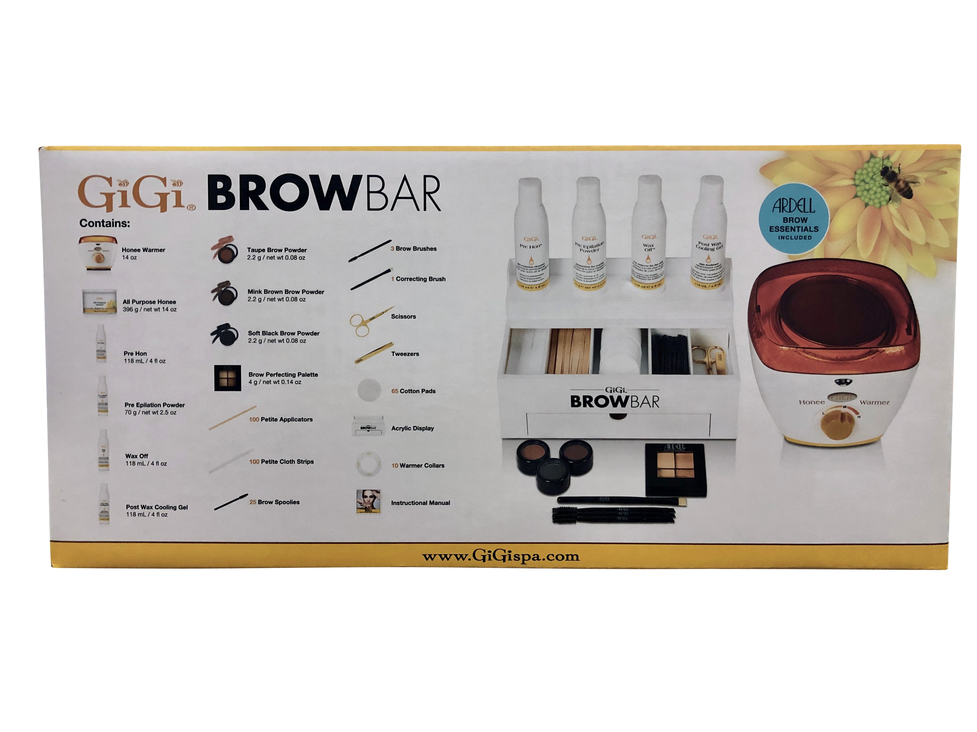 GiGi Brow Bar with 14 OZ Honee Warmer