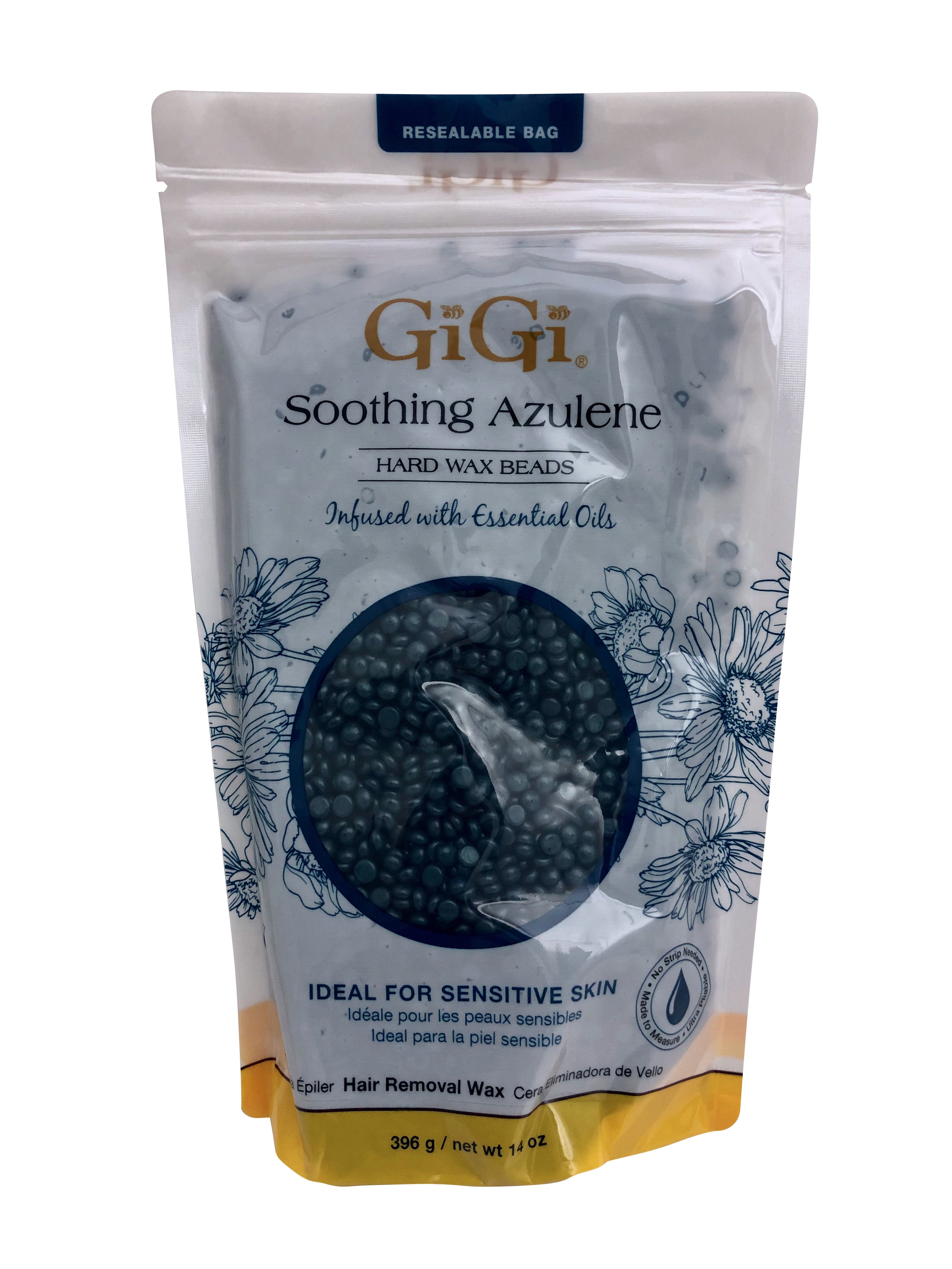 GiGi Soothing Azulene Hard Wax Beads 14 OZ